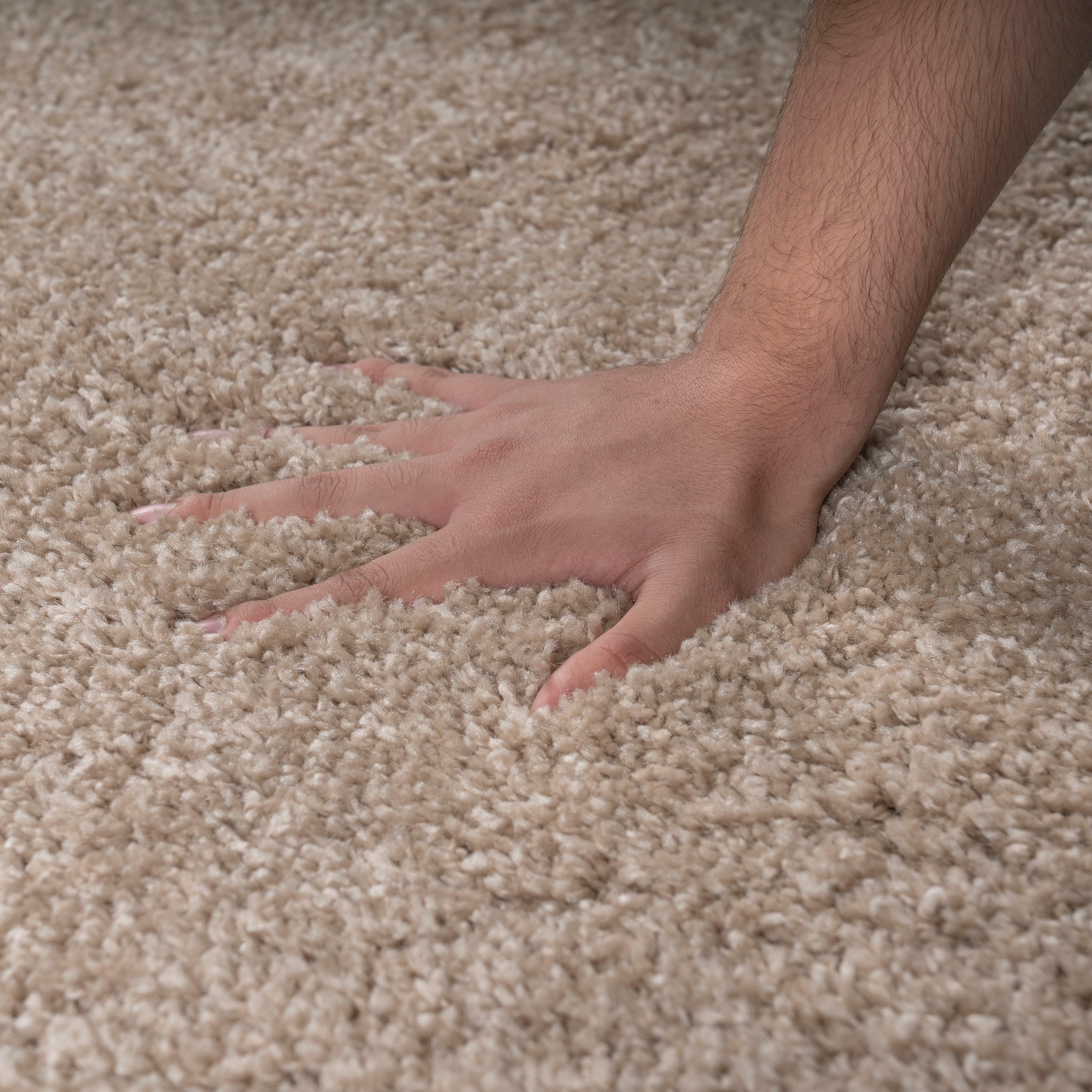 Bruno Banani Hochflor-Teppich »Shaggy Soft«, rechteckig, 30 mm Höhe, gewebt, Uni Farben, besonders weich und kuschelig