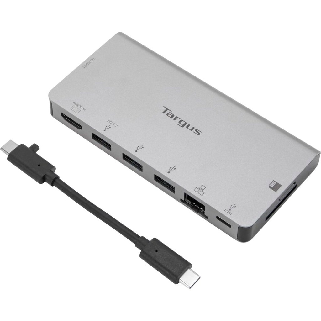 Targus USB-Adapter »USB-C Dockingstation mit Kartenleser 4K HDMI 100W«