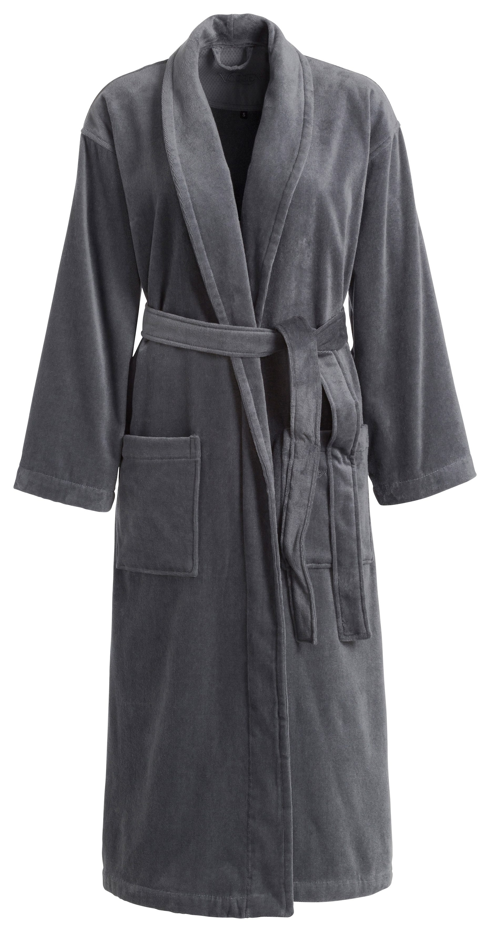 Vossen Bademantel »Feeling-L, ideal für Sauna & Spa, Hotelbademantel, Morgenmantel« 1 Stk. tlg., mit hohem Kragen