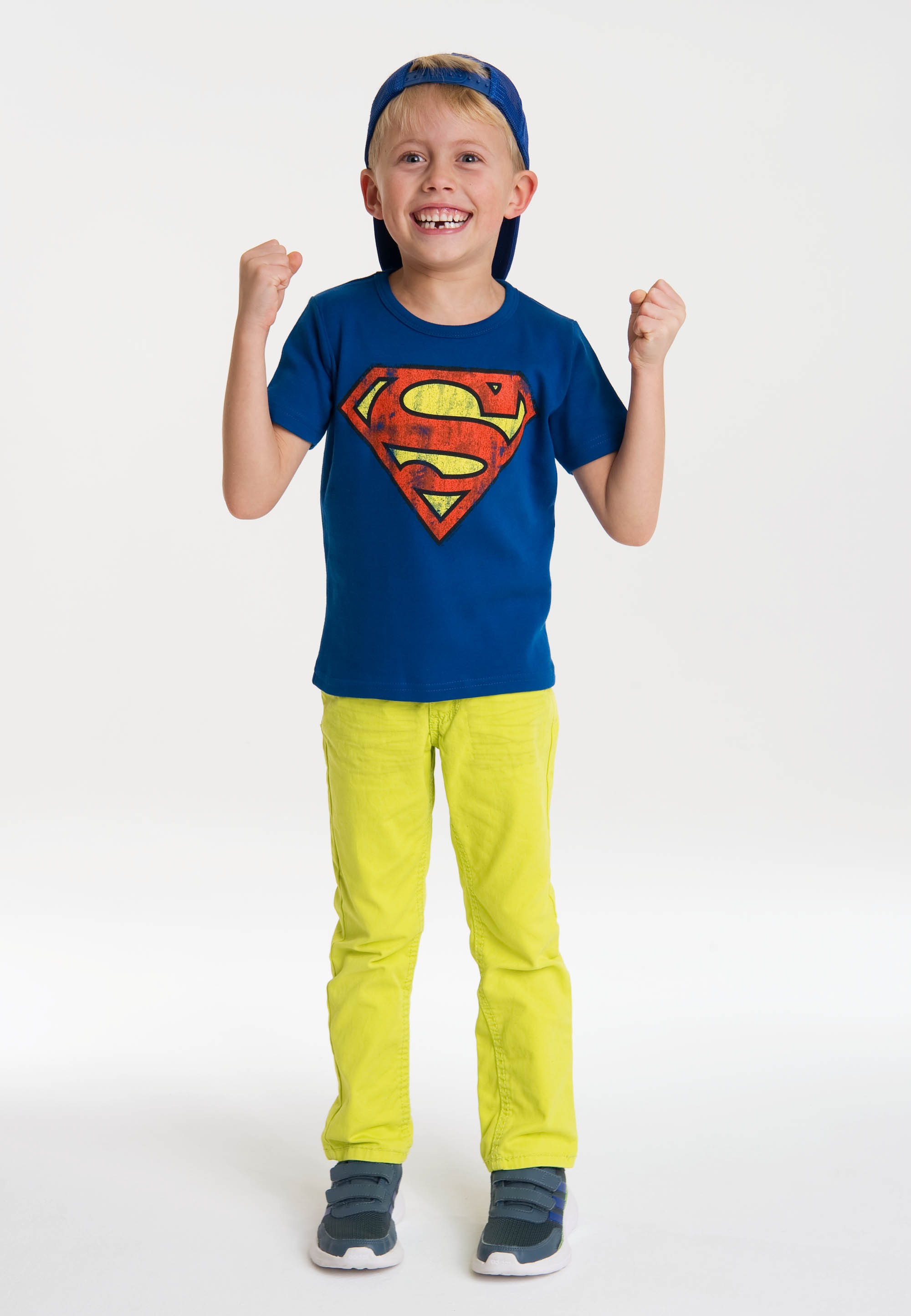 LOGOSHIRT T-Shirt »Superman«, für ▷ Frontprint BAUR | tollem mit