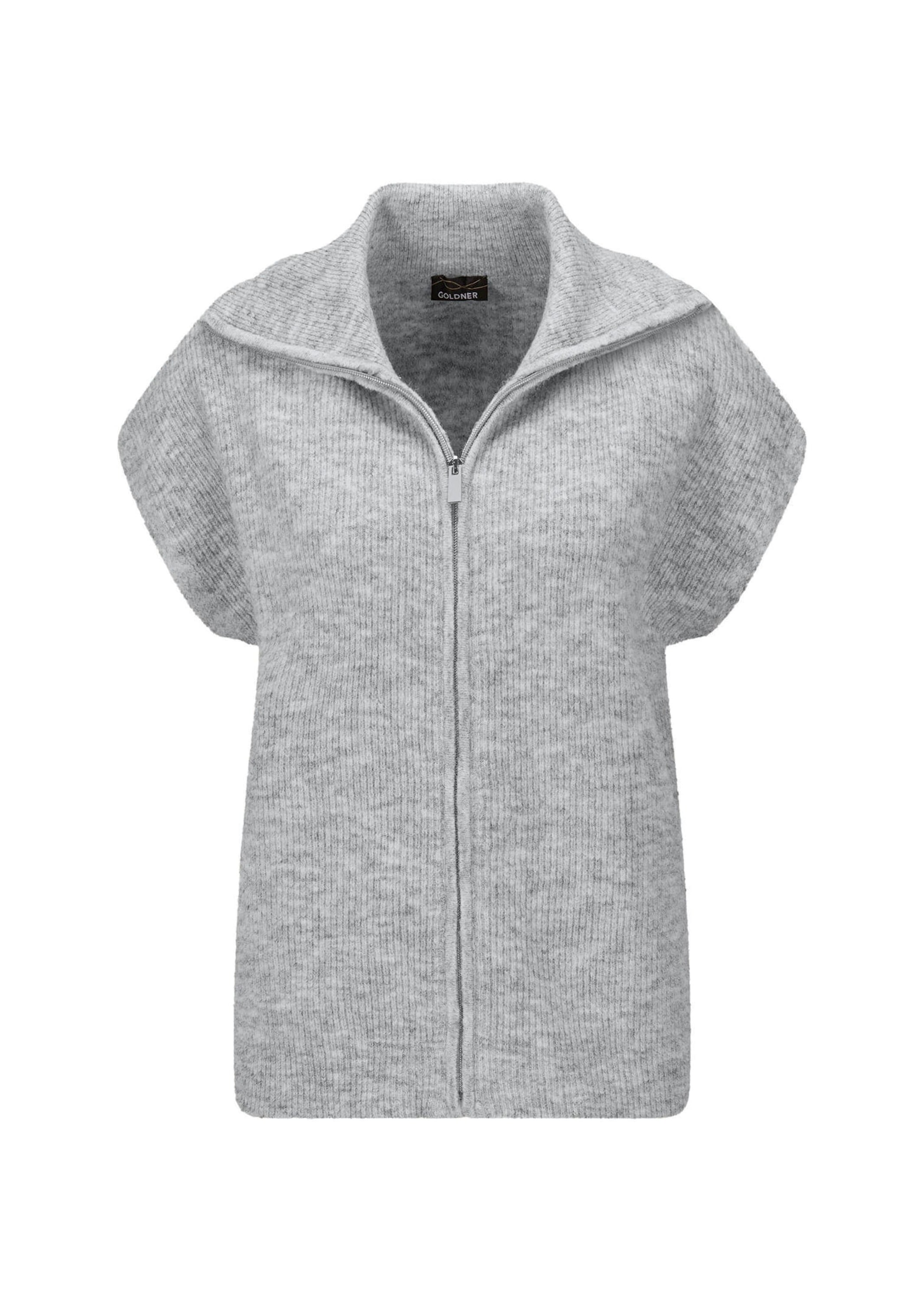GOLDNER Kurzweste "Melierte Weste mit Reißverschluss" günstig online kaufen