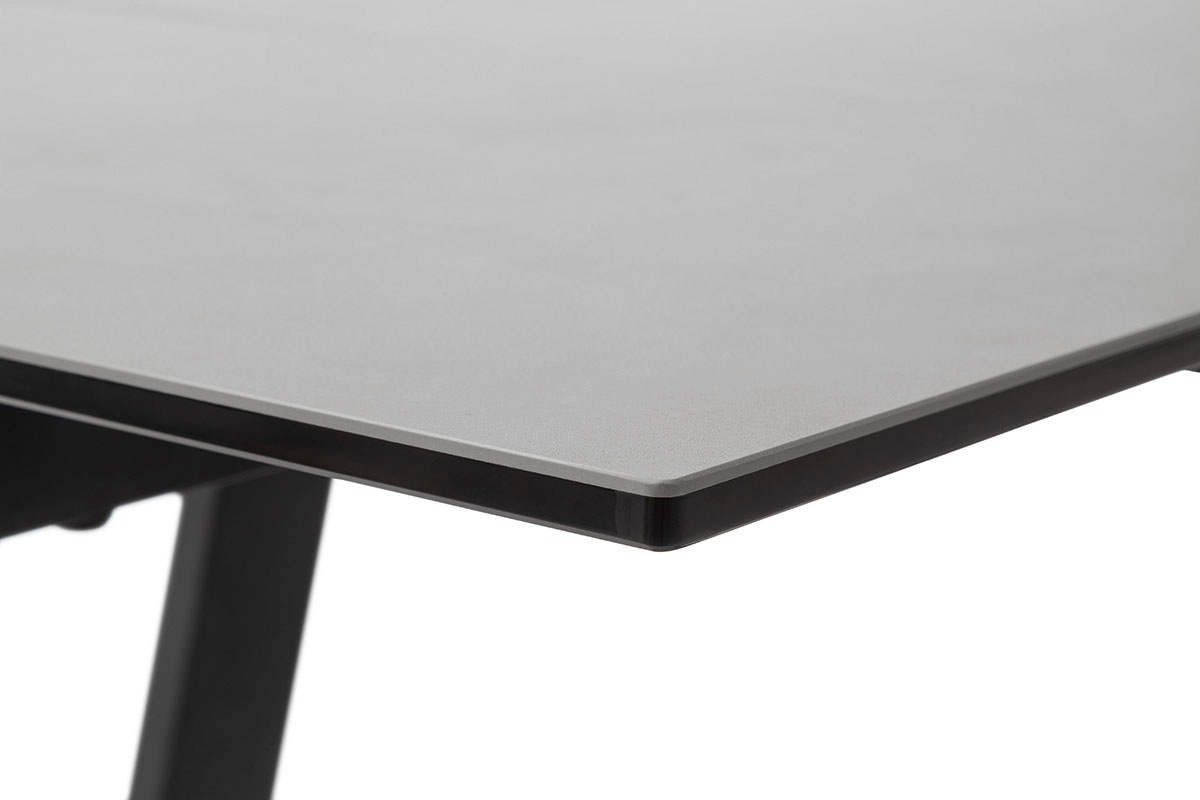 MCA furniture Esstisch »NARBONNE Kufentisch 200-300 cm«, (Einzelstück), Keramik,Metall,Stirnauszug,ausziehbar,Tischplatte 13 mm,10-12 Personen