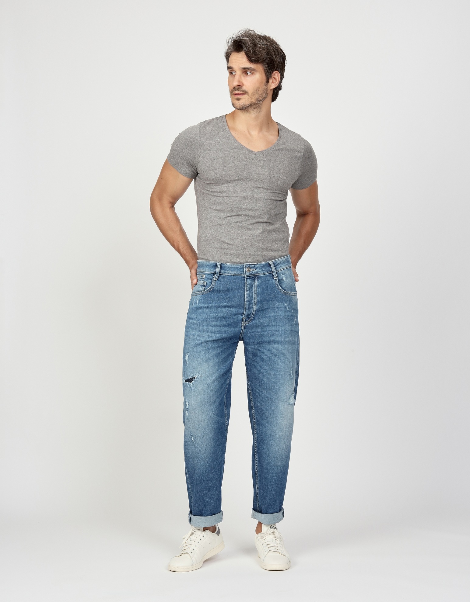 GANG Loose-fit-Jeans »94AIDEN«, mit doppelter Gesäßtasche