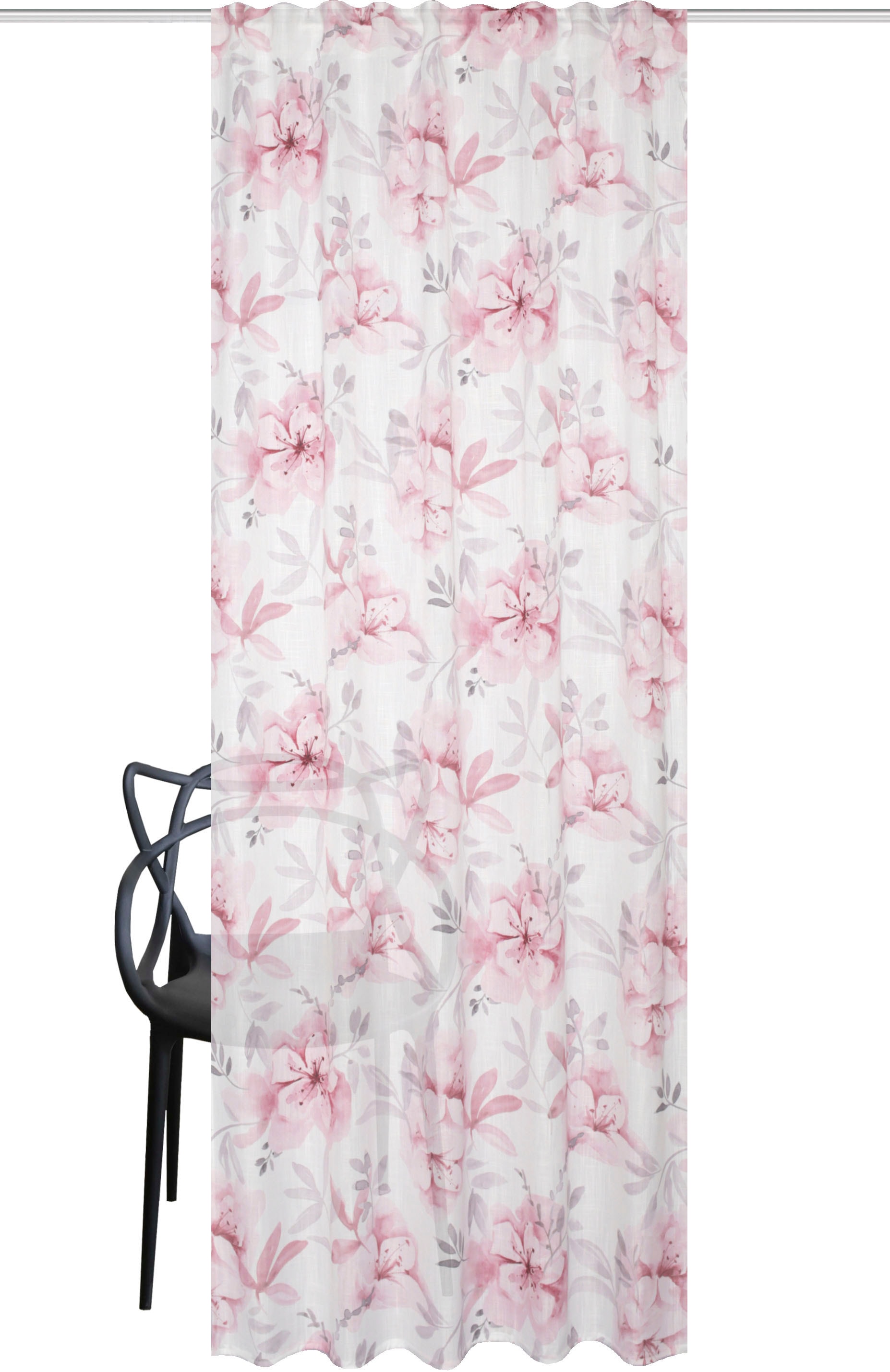 HOME WOHNIDEEN Vorhang »NAIRA« Multifunktionsband 1 Stk. tlg. Kombibandschal NAIRA bedruckt
