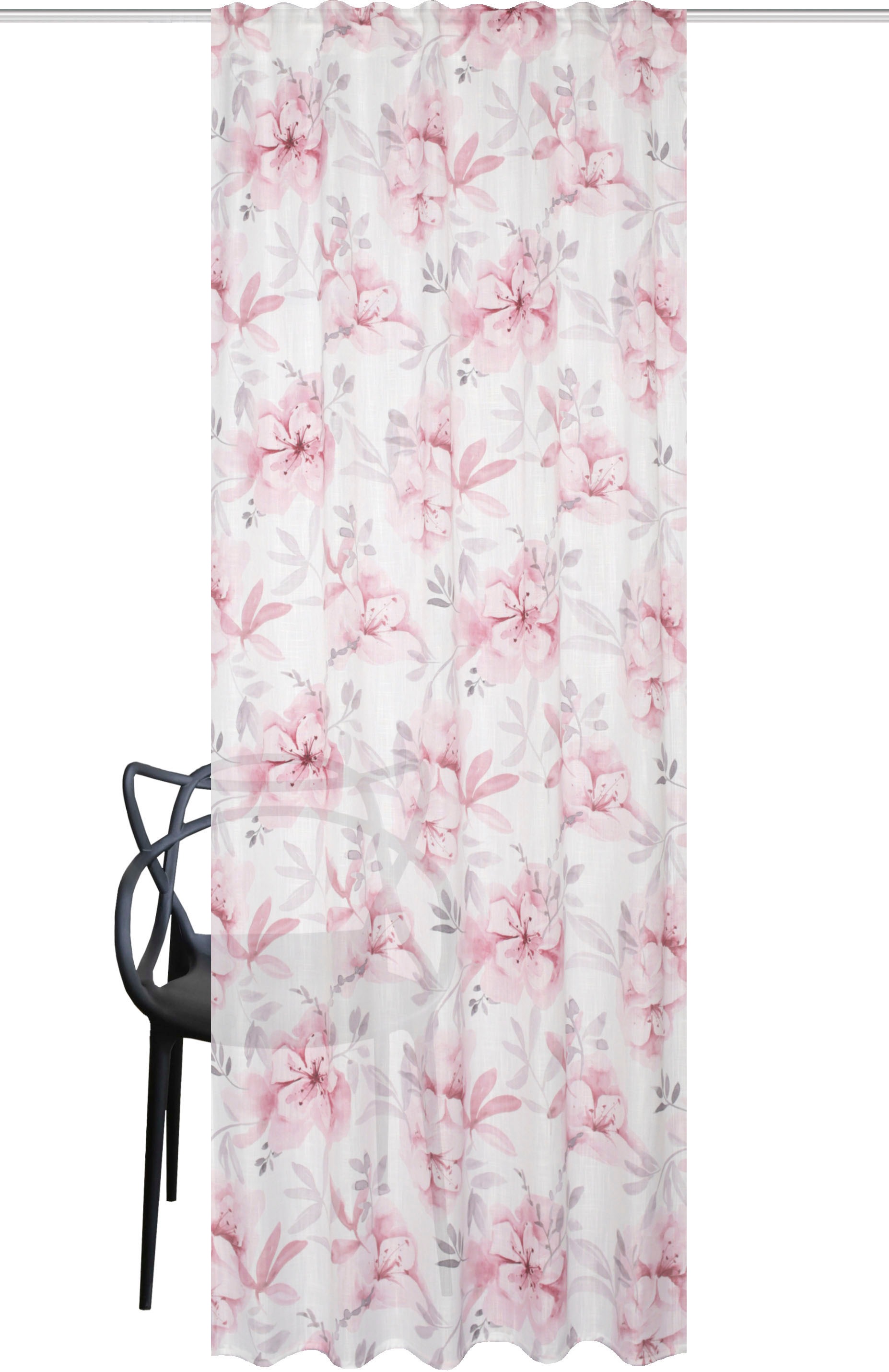 HOME WOHNIDEEN Vorhang "NAIRA" Multifunktionsband 1 Stk. tlg. Kombibandscha günstig online kaufen