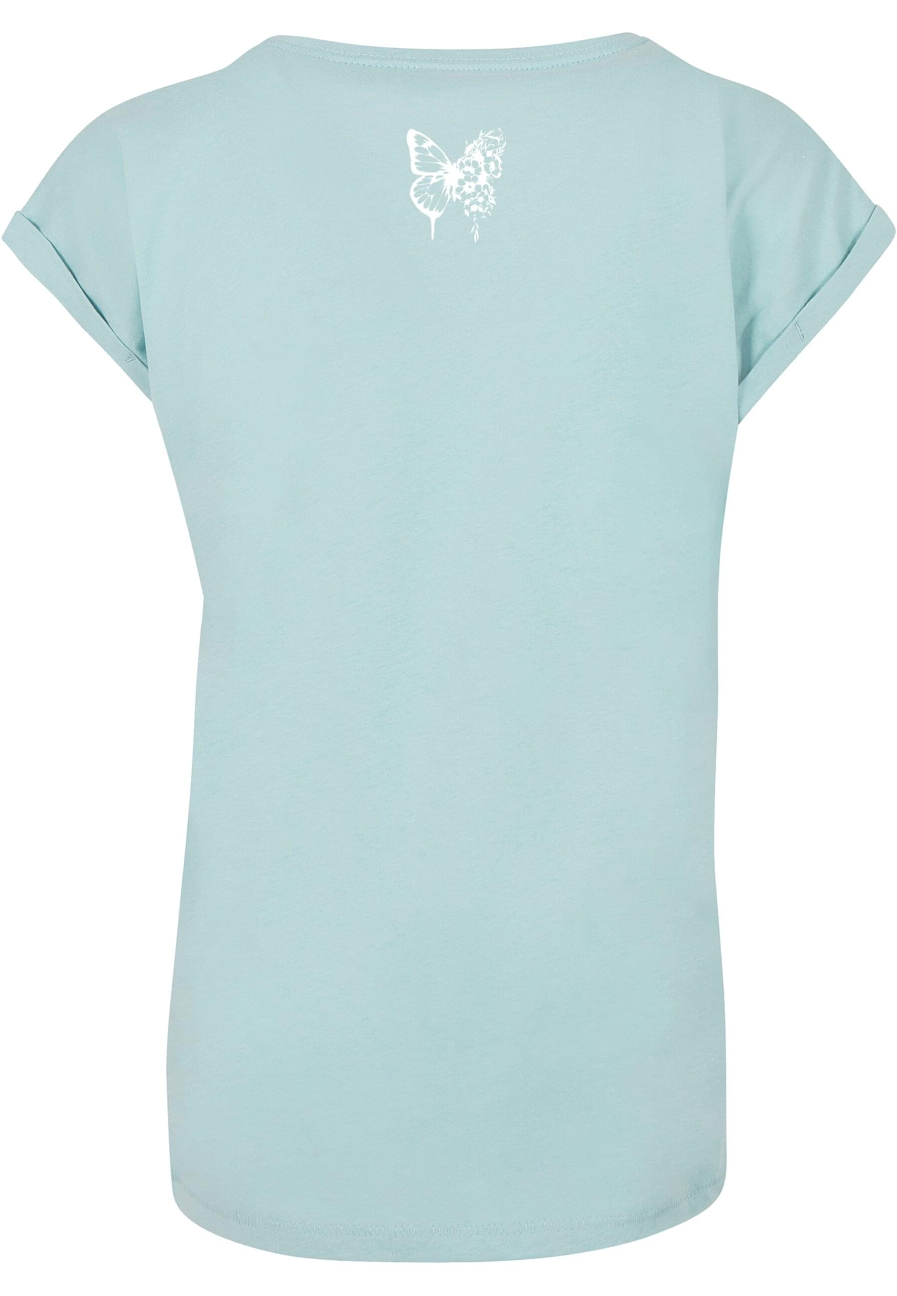 Merchcode T-Shirt "Merchcode Damen Ladies Flowers Bloom Extended Shoulder T günstig online kaufen