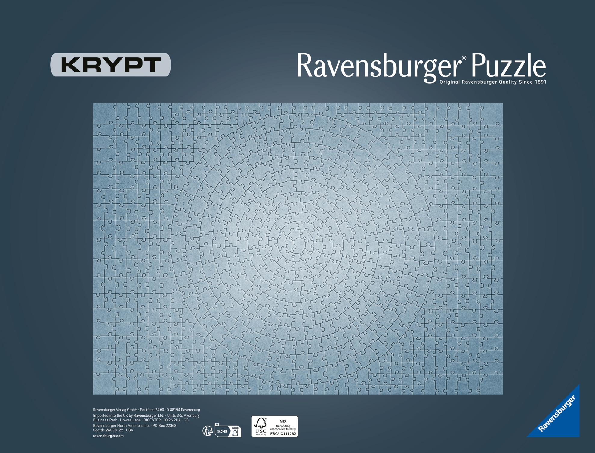 Ravensburger Puzzle »Krypt silber«, Made in Germany