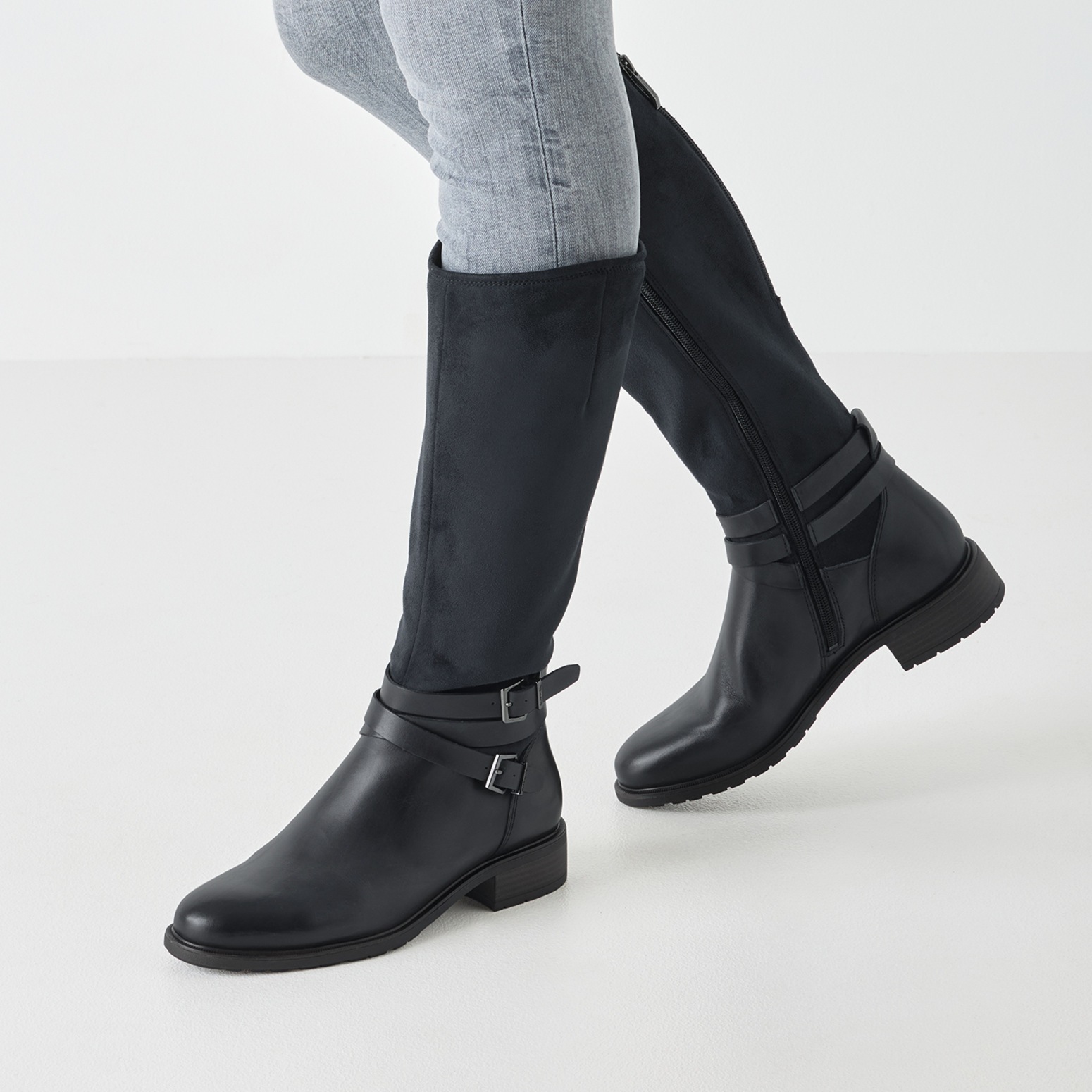 Tamaris Stiefel, Blockabsatz, Langschaftstiefel mit Touch it-Ausstattung günstig online kaufen