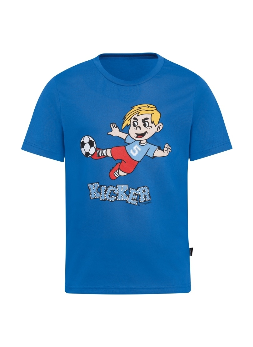 Trigema T-Shirt »TRIGEMA T-Shirt Fußball-Raudi«, (1 tlg.)