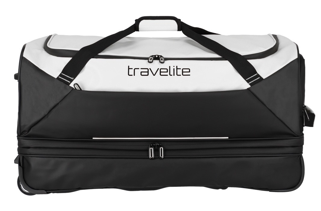 travelite Reisetasche "BASICS Rollenreisetasche", Reisetasche, Wasserabweisend, separates Bodenfach