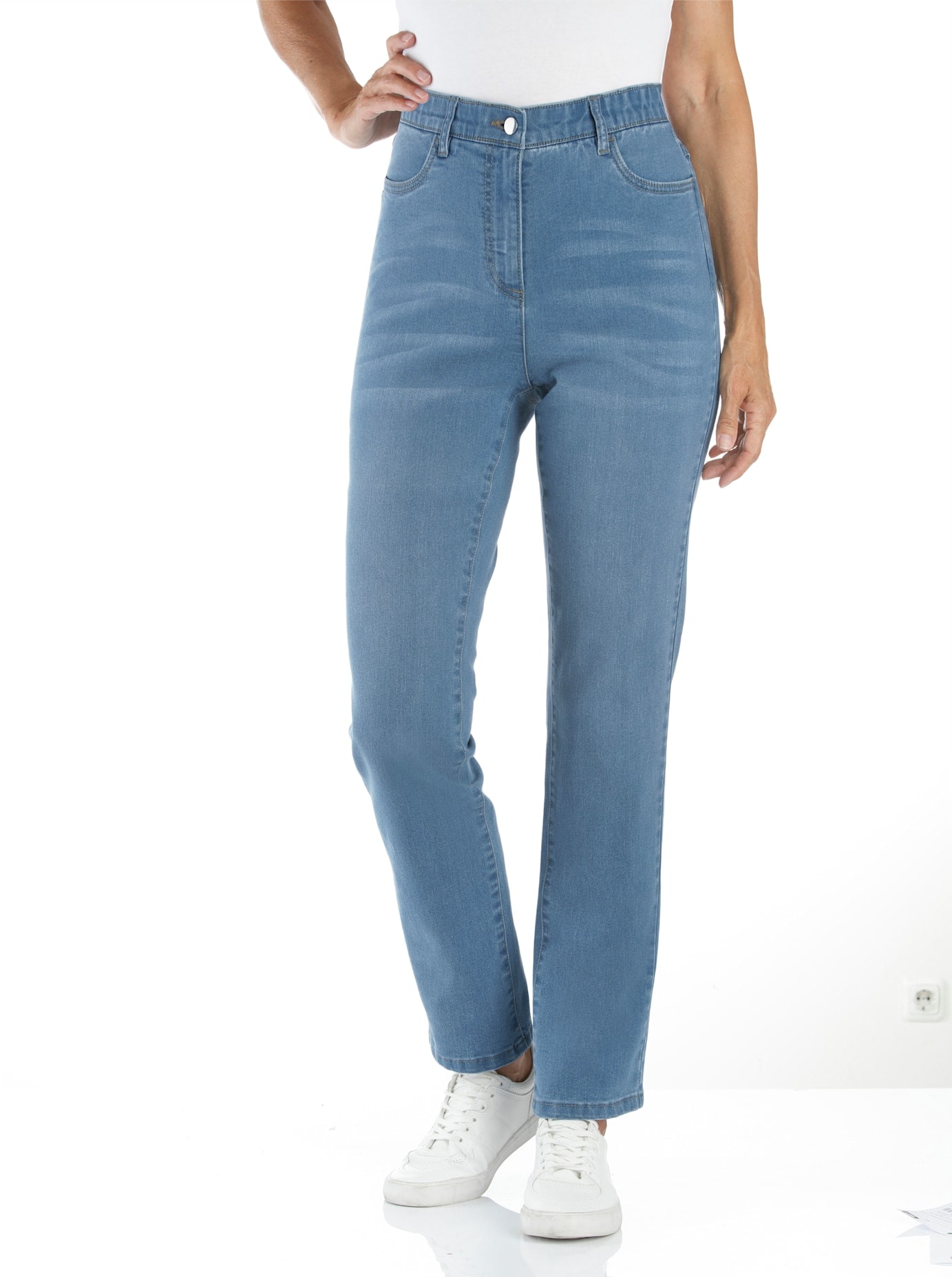 Classic Basics High-waist-Jeans 1 Stk. tlg. günstig online kaufen
