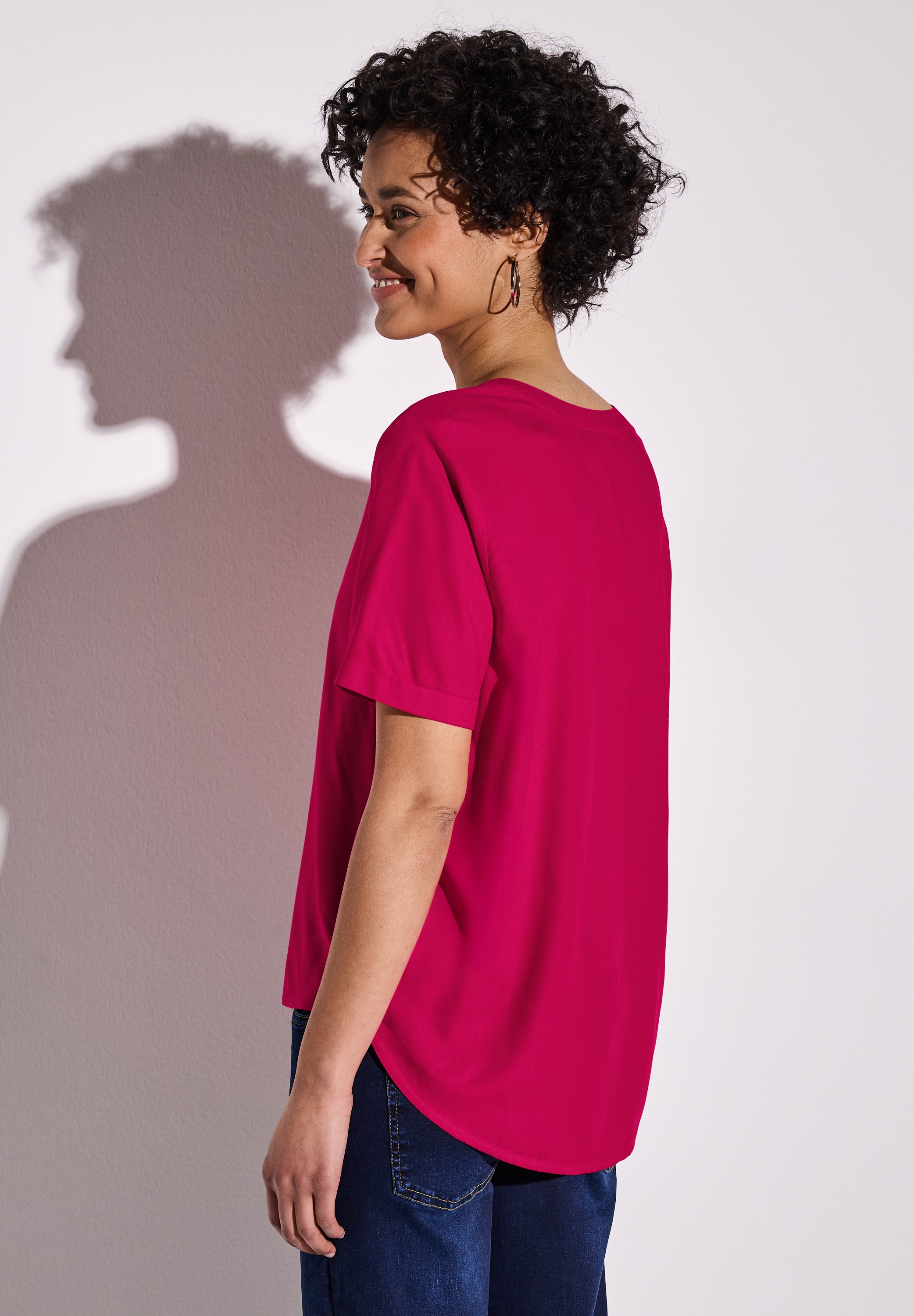 STREET ONE Shirtbluse, aus softer Viskose