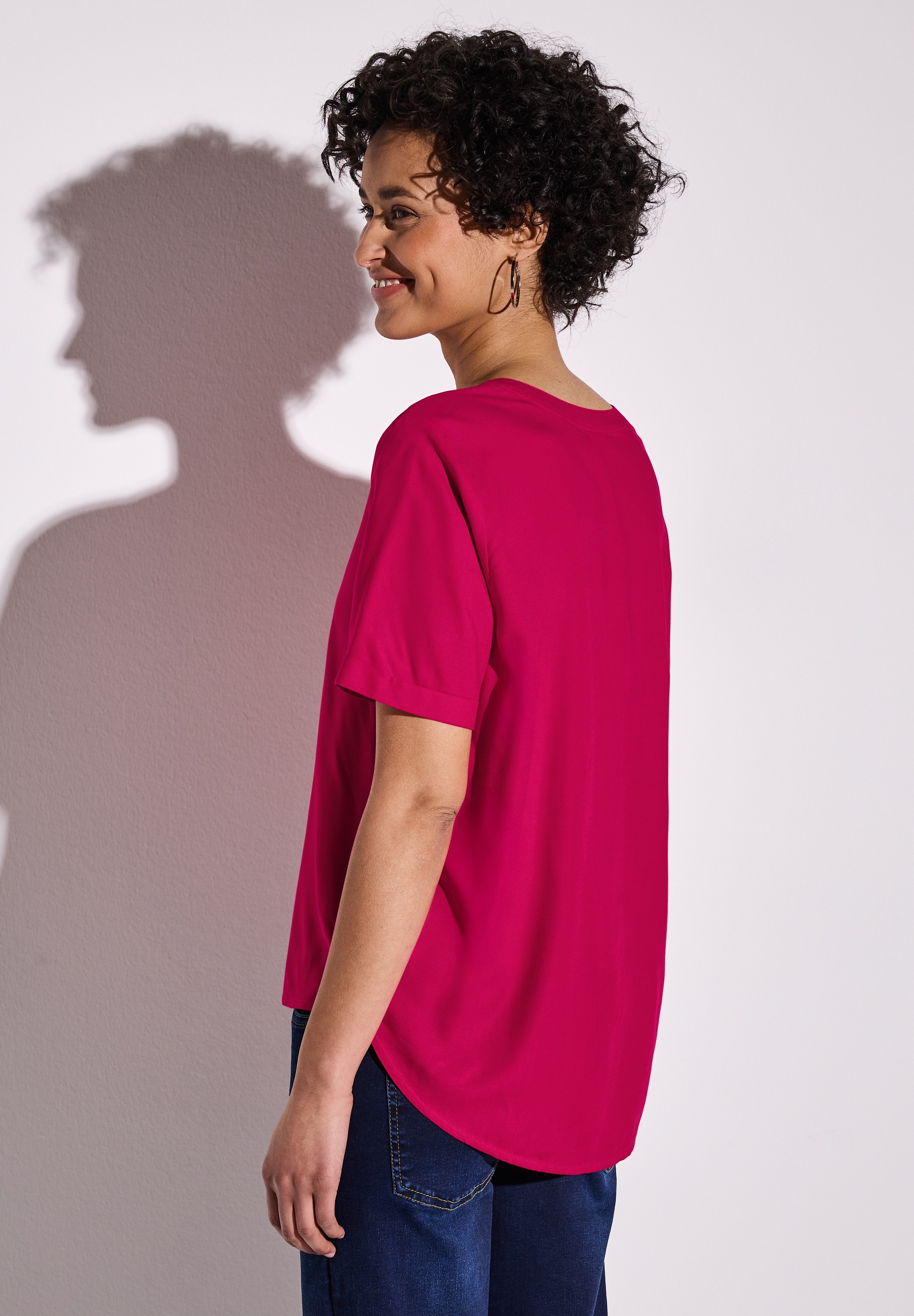 STREET ONE Shirtbluse aus softer Viskose günstig online kaufen