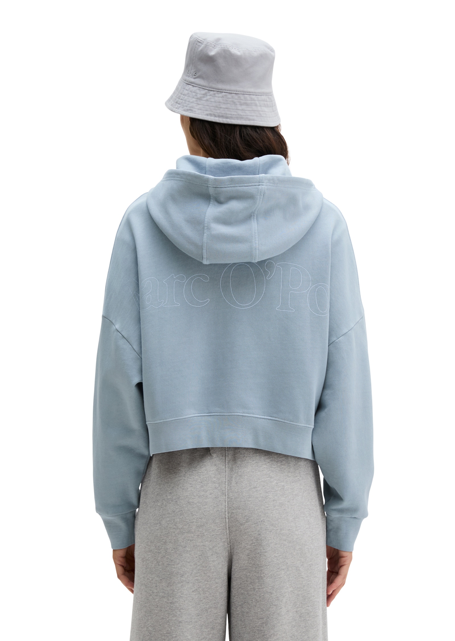 Marc O'Polo Sweatjacke »mit recycelter Baumwolle«