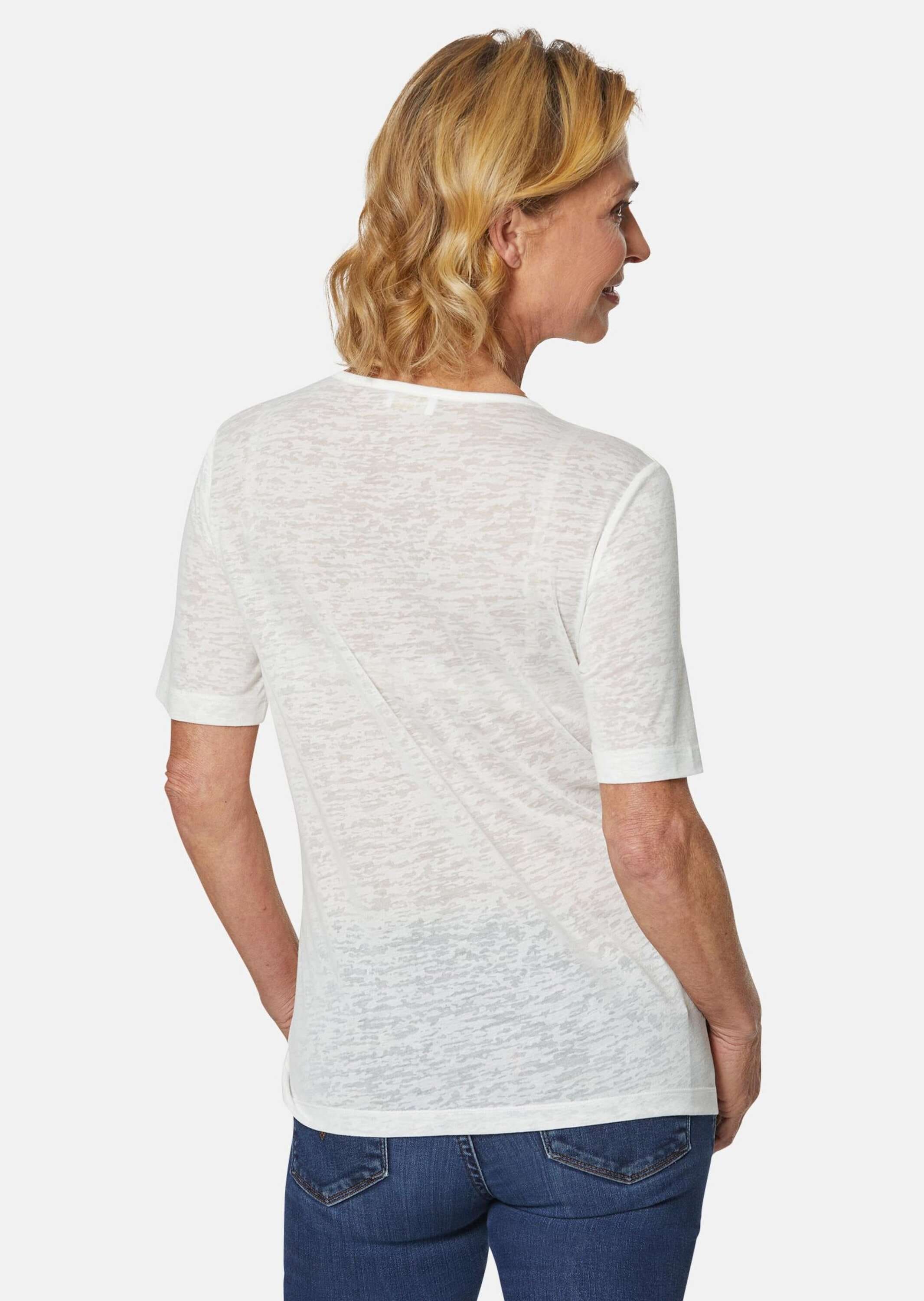 GOLDNER Print-Shirt »Panneauxshirt Edles Druckshirt mit glänzenden Pailetten«