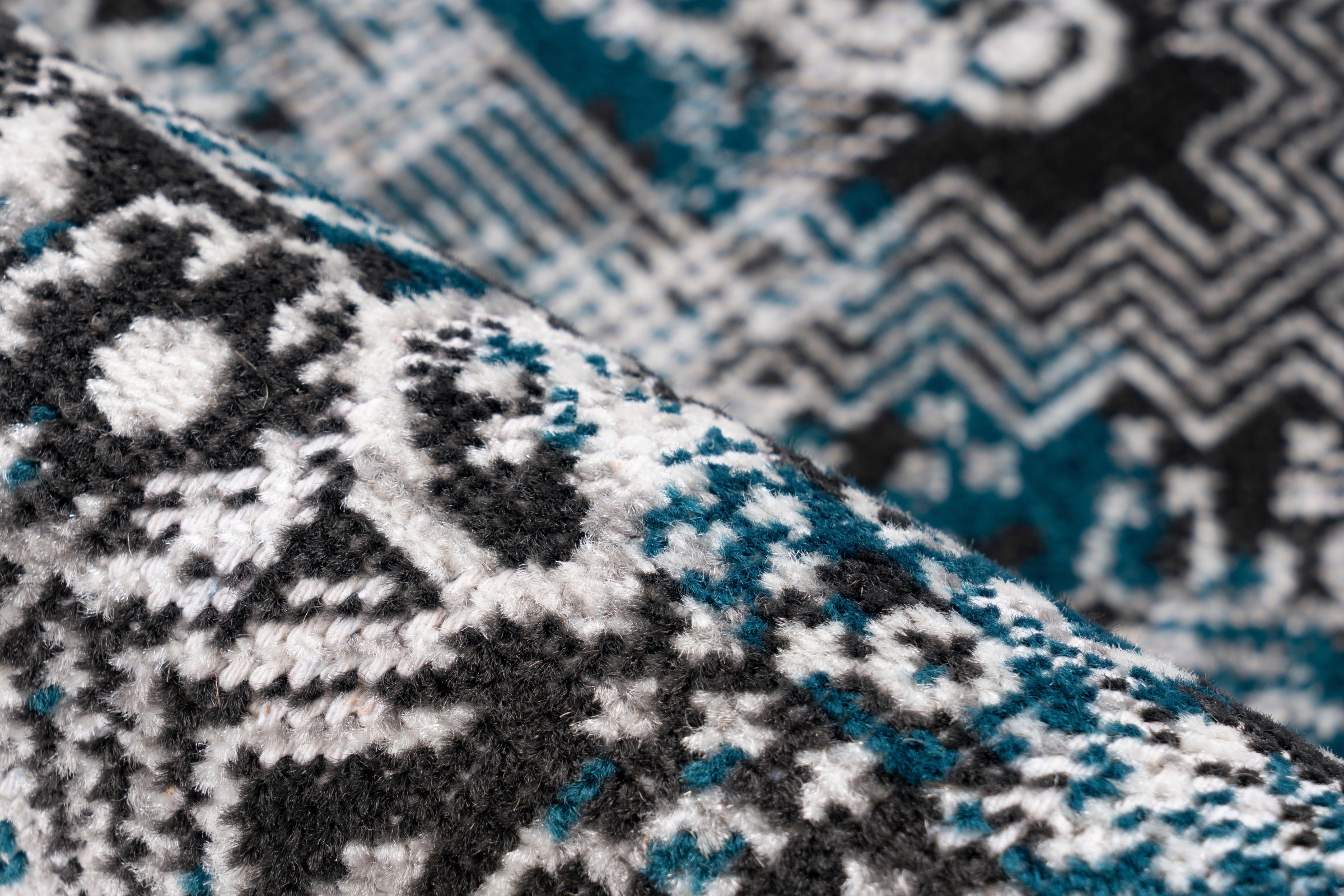 me gusta Teppich »Ariya 525«, rechteckig, 6 mm Höhe, Flachflor, gekettelt, Wohnzimmer