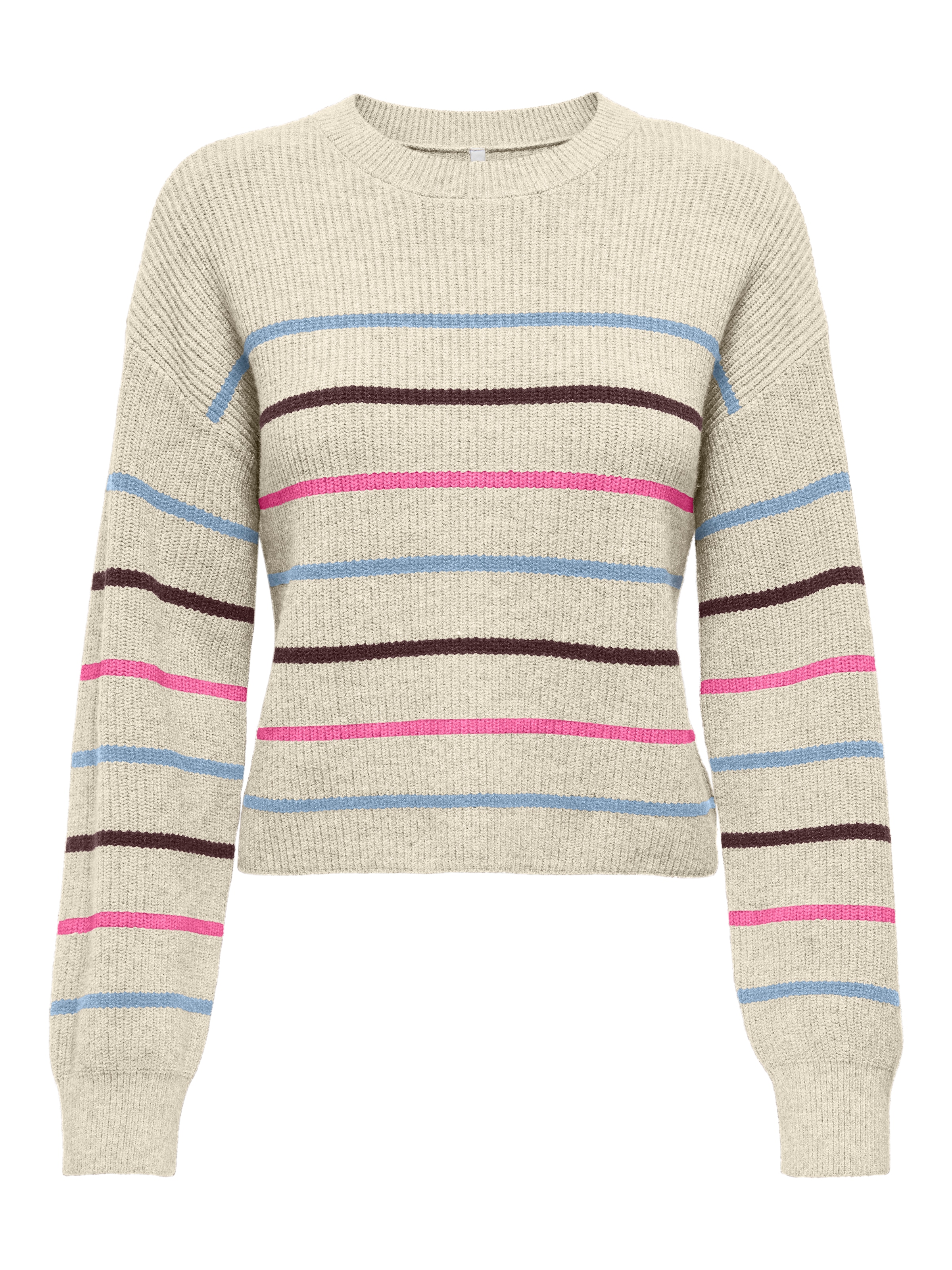 ONLY Strickpullover "ONLIBI LS STRIPE O-NECK CC KNT" günstig online kaufen