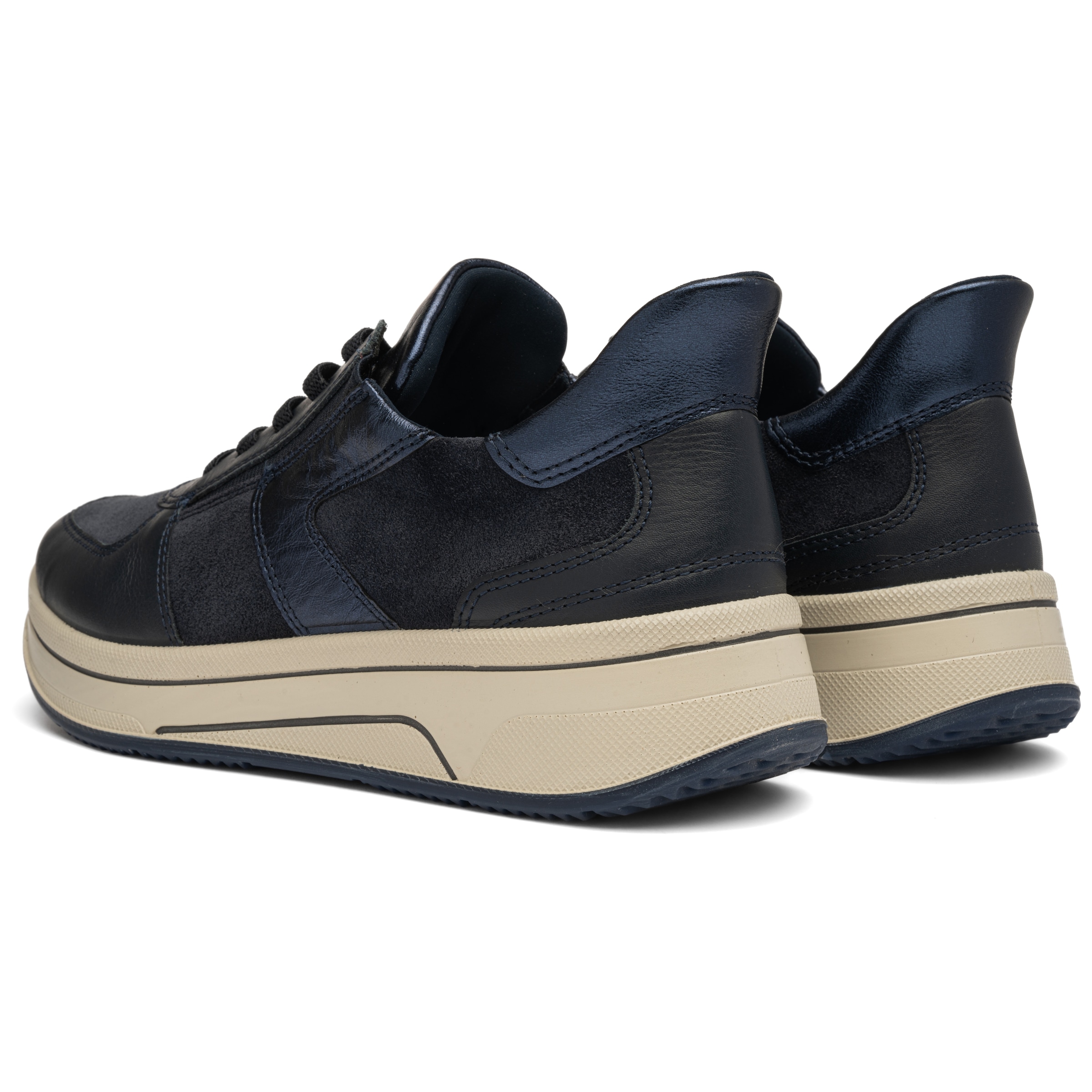 Ara Slip-On Sneaker »SAPPORO«  Freizeitschuh, Halbschuh, Schnürer in Komfortweite H (= sehr weit)