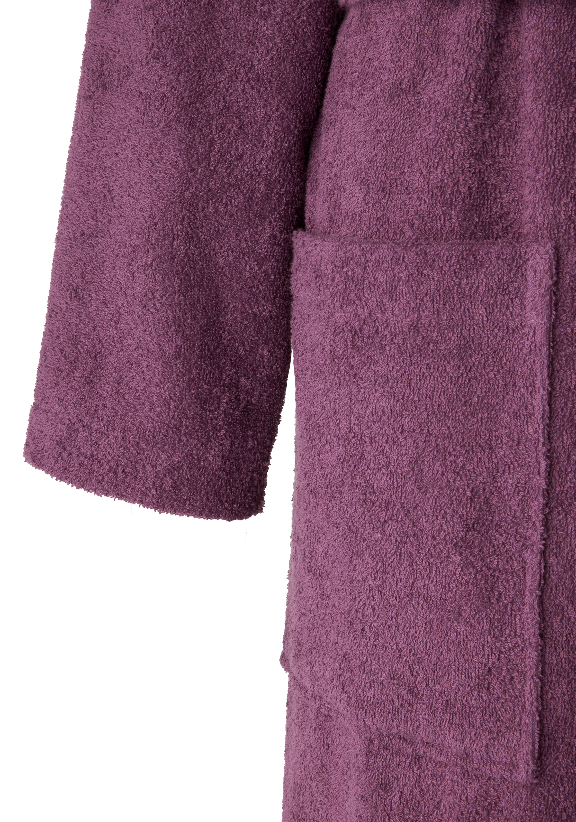 KangaROOS Unisex-Bademantel »Cassidy, für Damen & Herren, Standardlänge & Überlänge« 1 Stk. mit Taschen, Männer und Frauen, Baumwolle, Reise, Hotel, Sauna, S-3XL