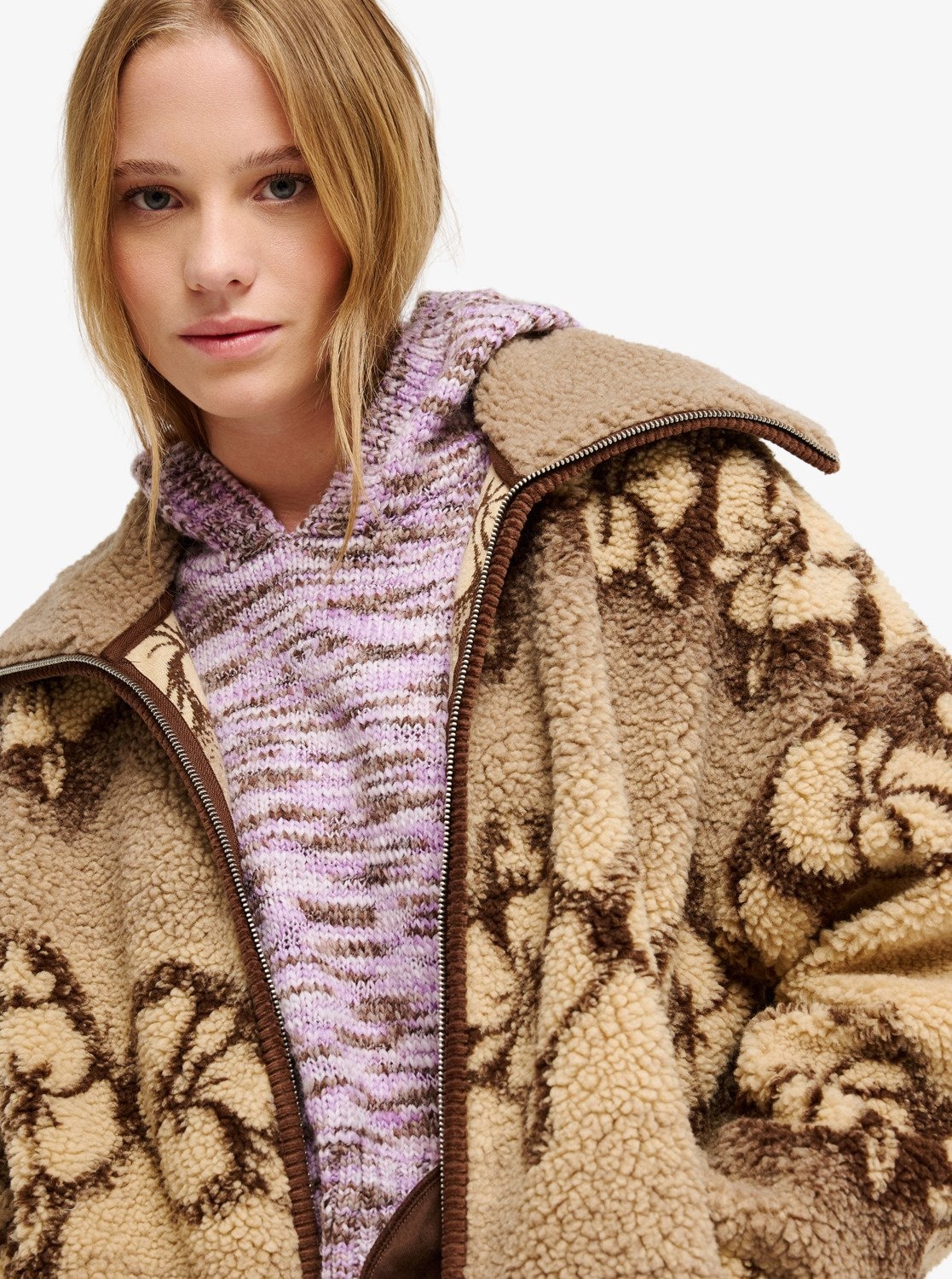 Roxy Fleecejacke »FEELS LIKE WINTER« für Sportmode und Wintermode, sportlicher Stil, aus Polyester