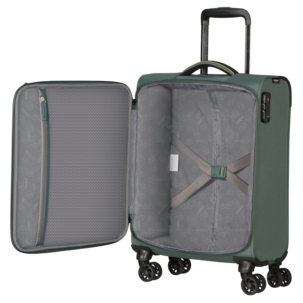 American Tourister® Handgepäck-Trolley »Spinner S, TAKE2CABIN, 55 cm harbor blue«, 4 Rollen