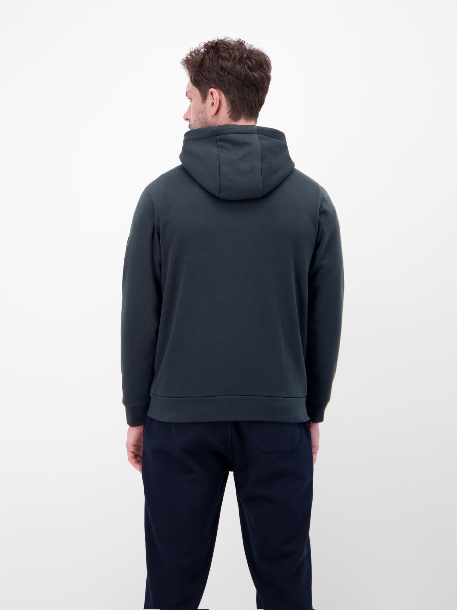 LERROS Kapuzensweatjacke »Sweatjacke im Hoodie-Look aus Mischgewebe«