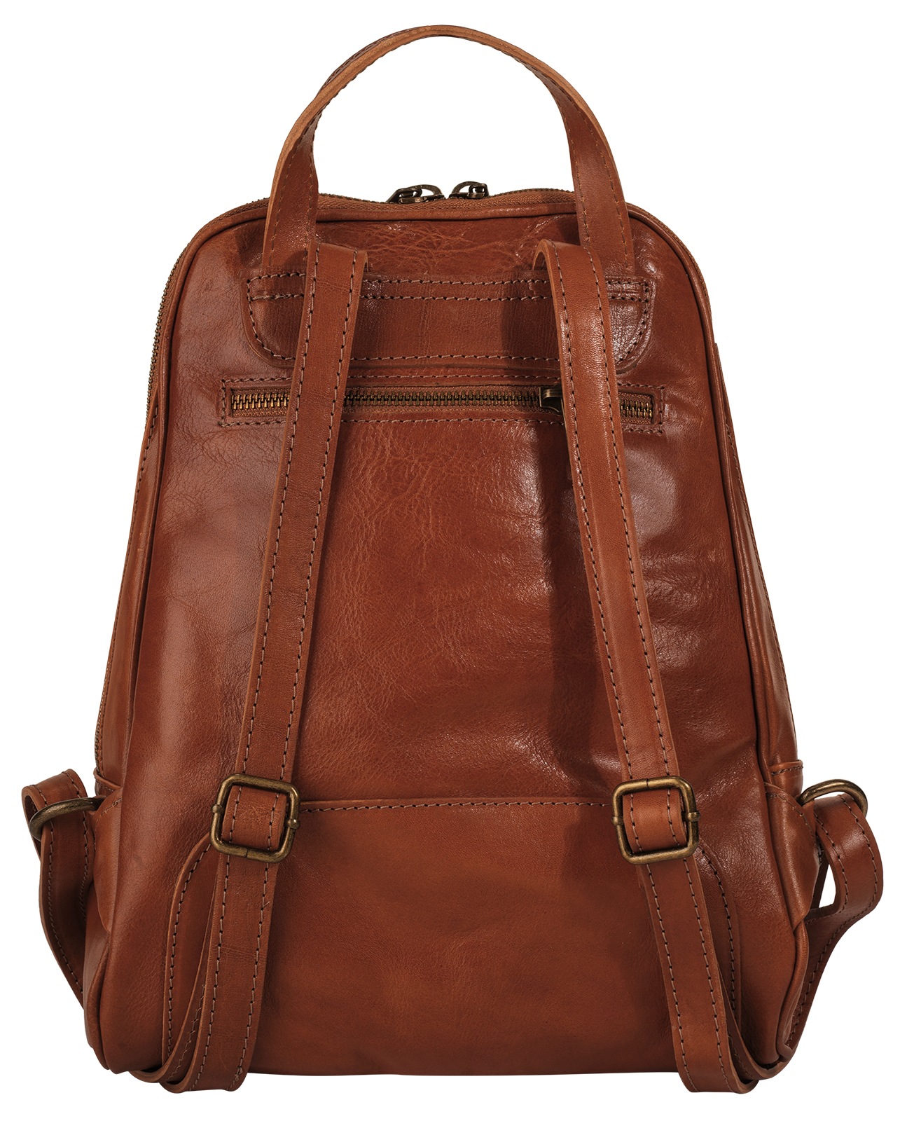 Thumbnail - Piké Tagesrucksack echt Leder, Made in Italy