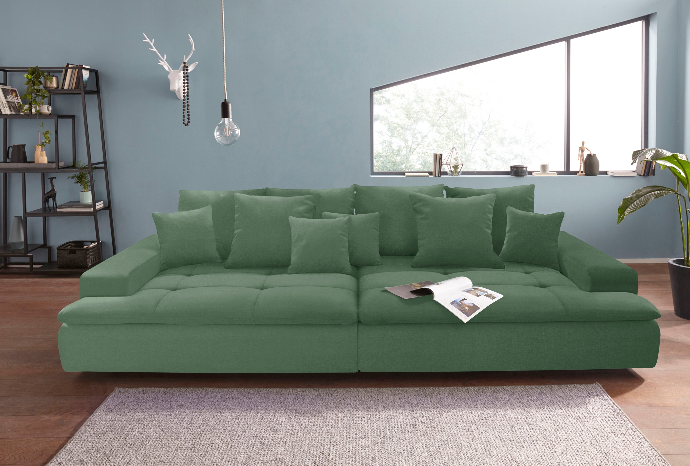 INOSIGN Big-Sofa "Haiti", wahlweise mit Kaltschaum (140kg Belastung/Sitz) und AquaClean-Stoff