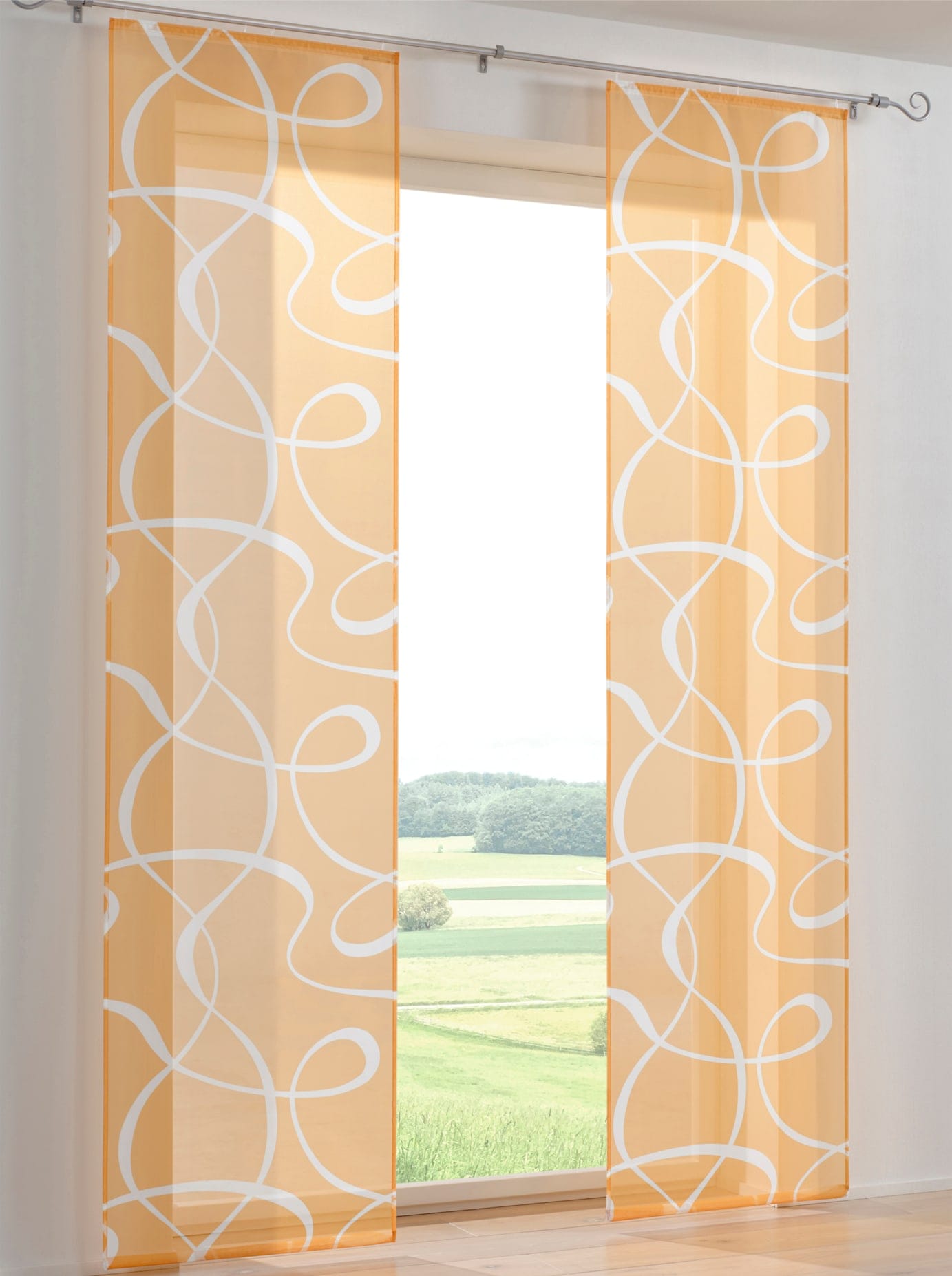 heine home Schiebegardine Klettschiene 1 Stk. tlg. günstig online kaufen