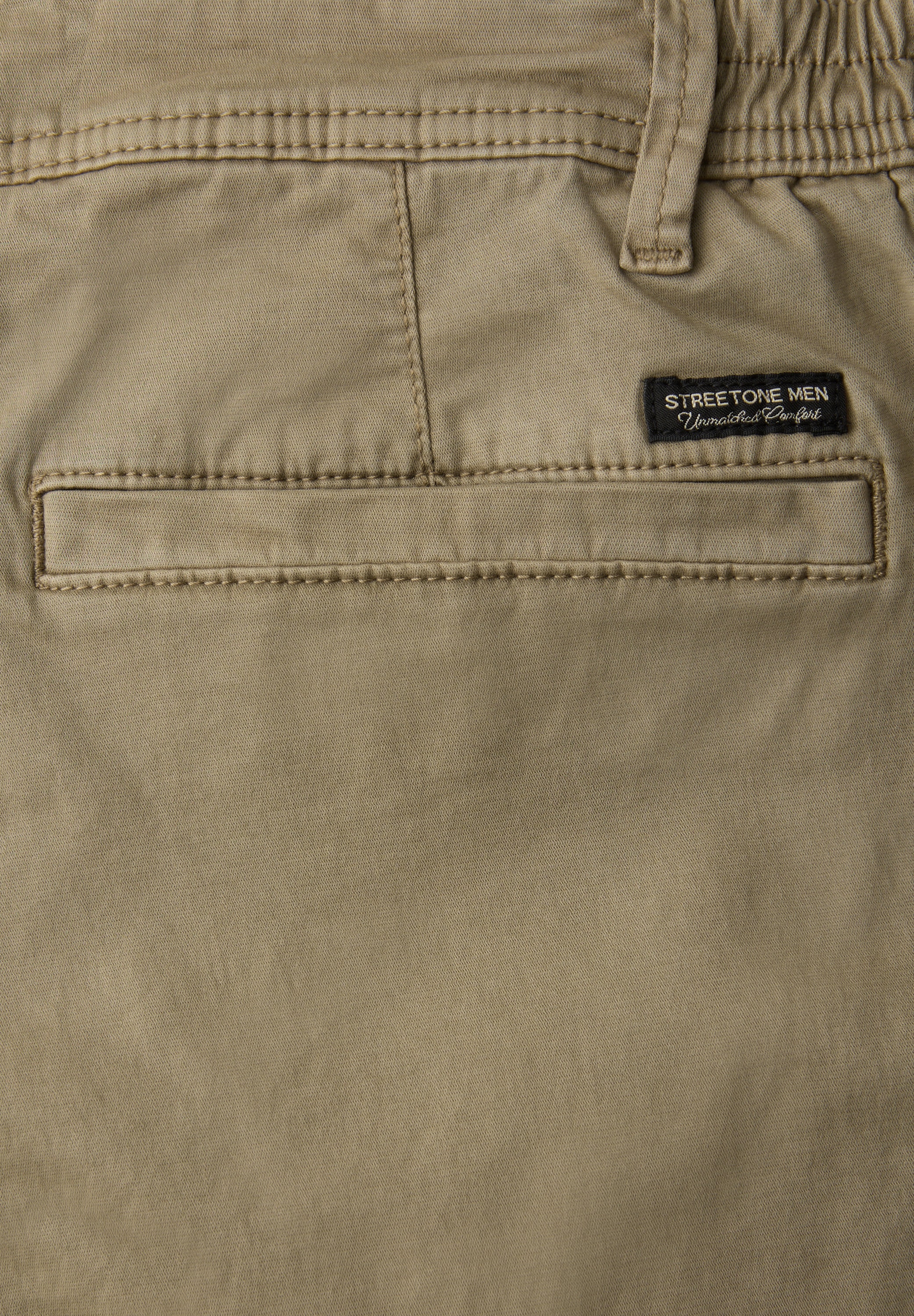 STREET ONE MEN Shorts  aus Baumwolle mit Stretchanteil