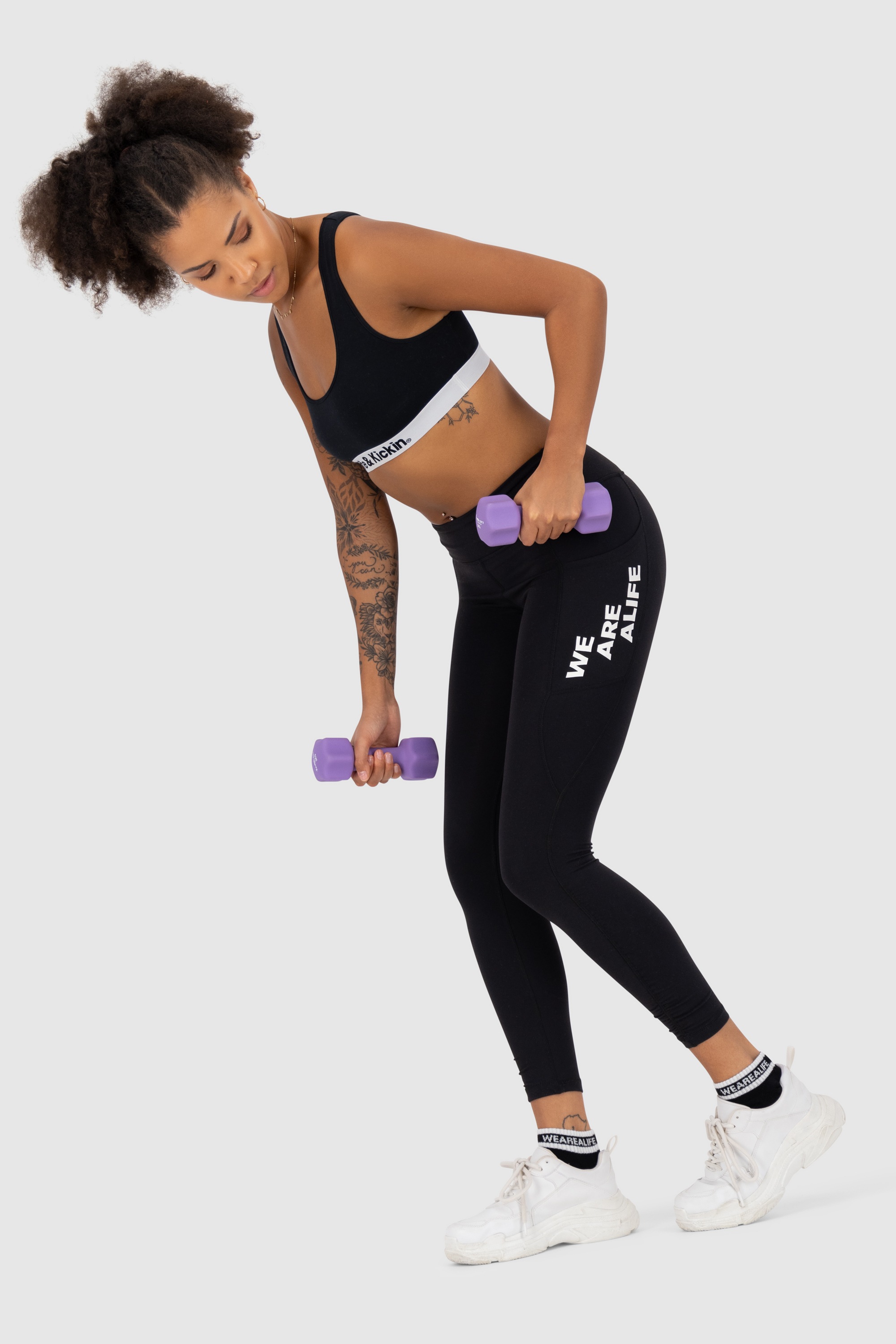 Thumbnail - Alife & Kickin Sneakersocken "Damen 3 PACK - BayaAK" Spar-Set, kurze sportliche Socken mit Steifen, aus Baumwolle mit we...