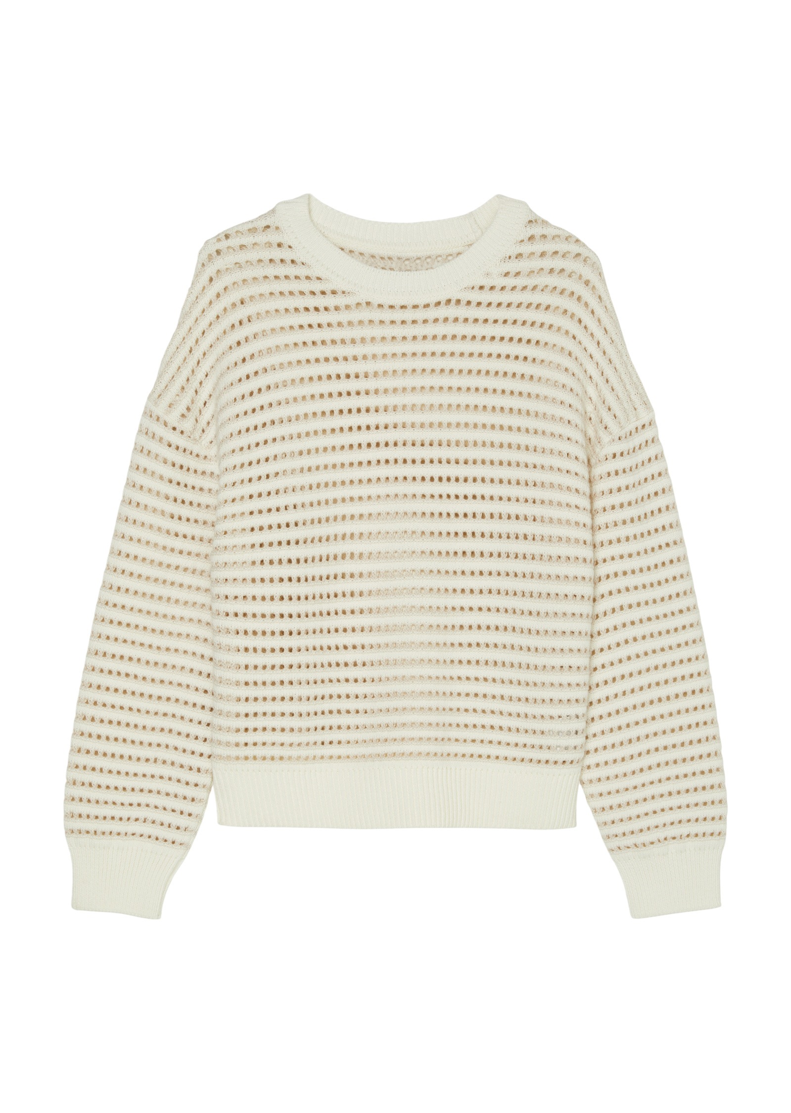Marc O'Polo DENIM Strickpullover »mit Ajour-Muster«