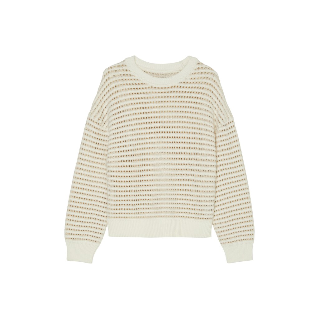 Marc O'Polo DENIM Strickpullover »mit Ajour-Muster«