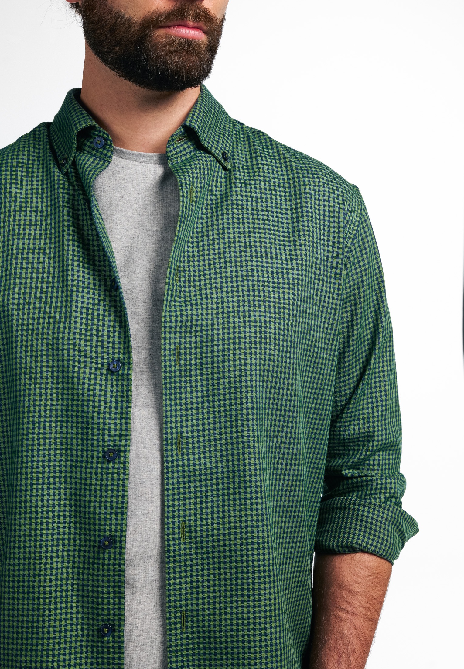 Thumbnail - Eterna Langarmhemd "REGULAR FIT" EASY IRON (bügelleicht)