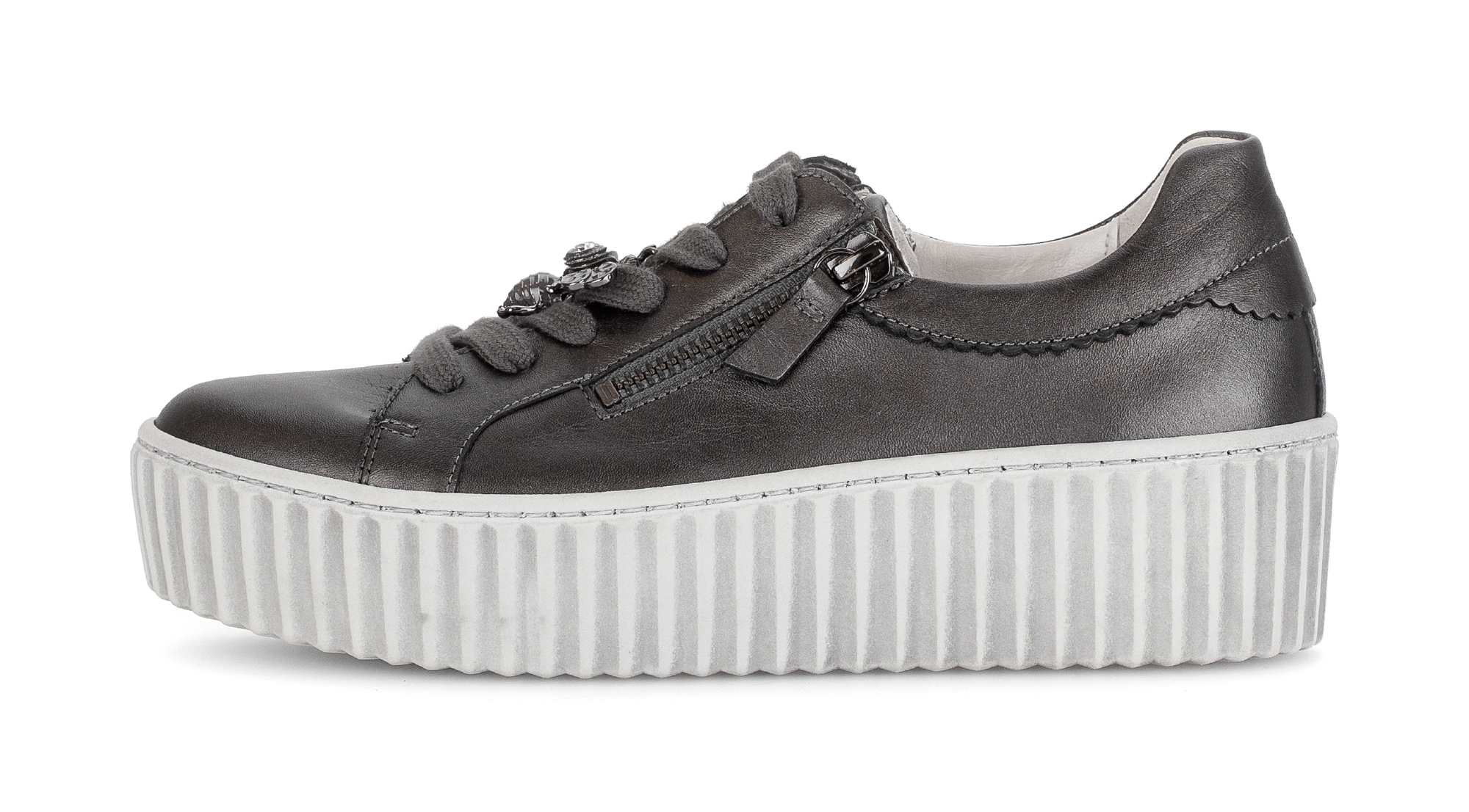 Gabor Plateausneaker, Freizeitschuh, Halbschuh, Schnürschuh mit Best Fitting-Ausstattung