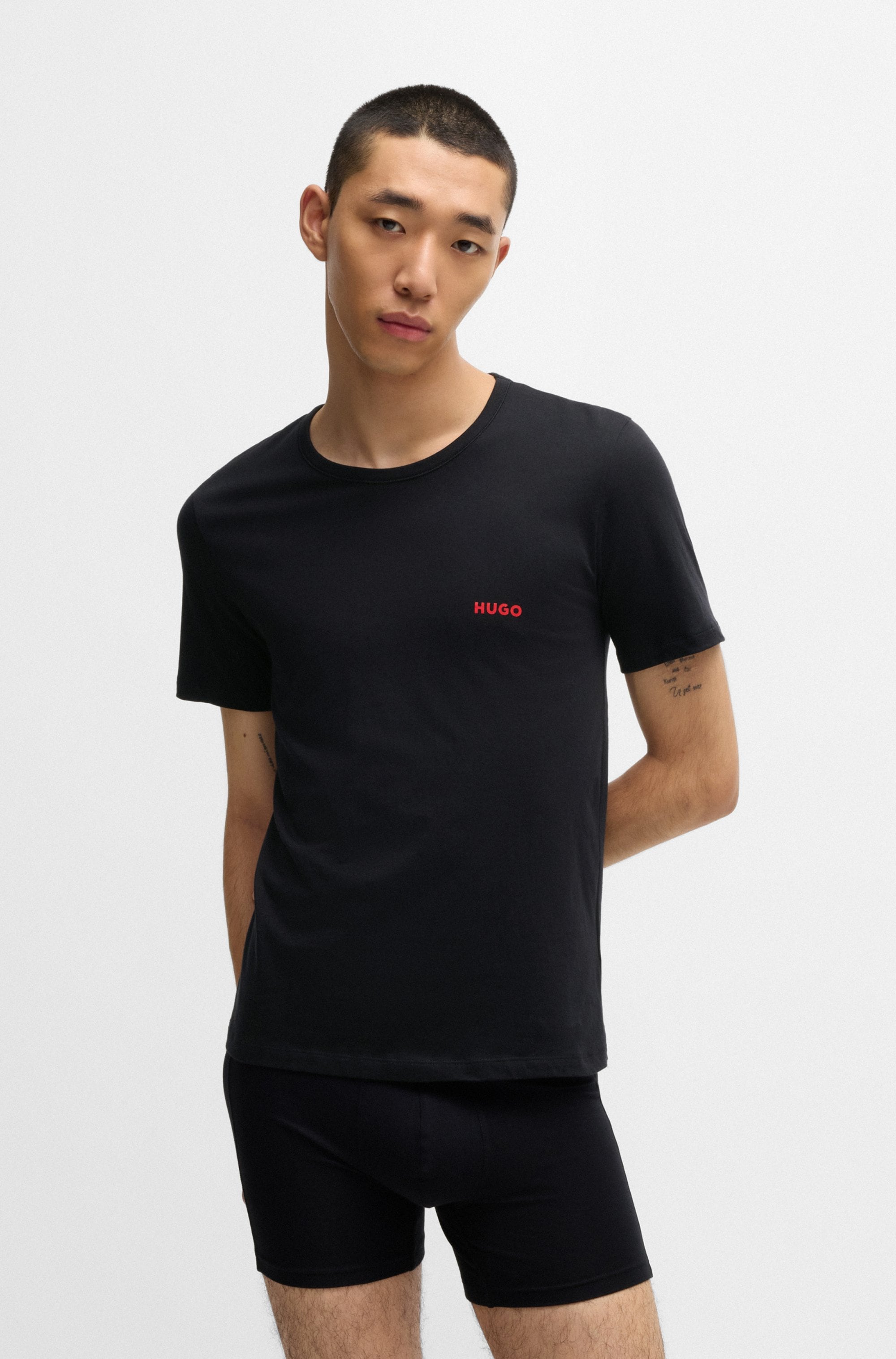HUGO Underwear T-Shirt »RN TRIPLET P«, (3 tlg.)
