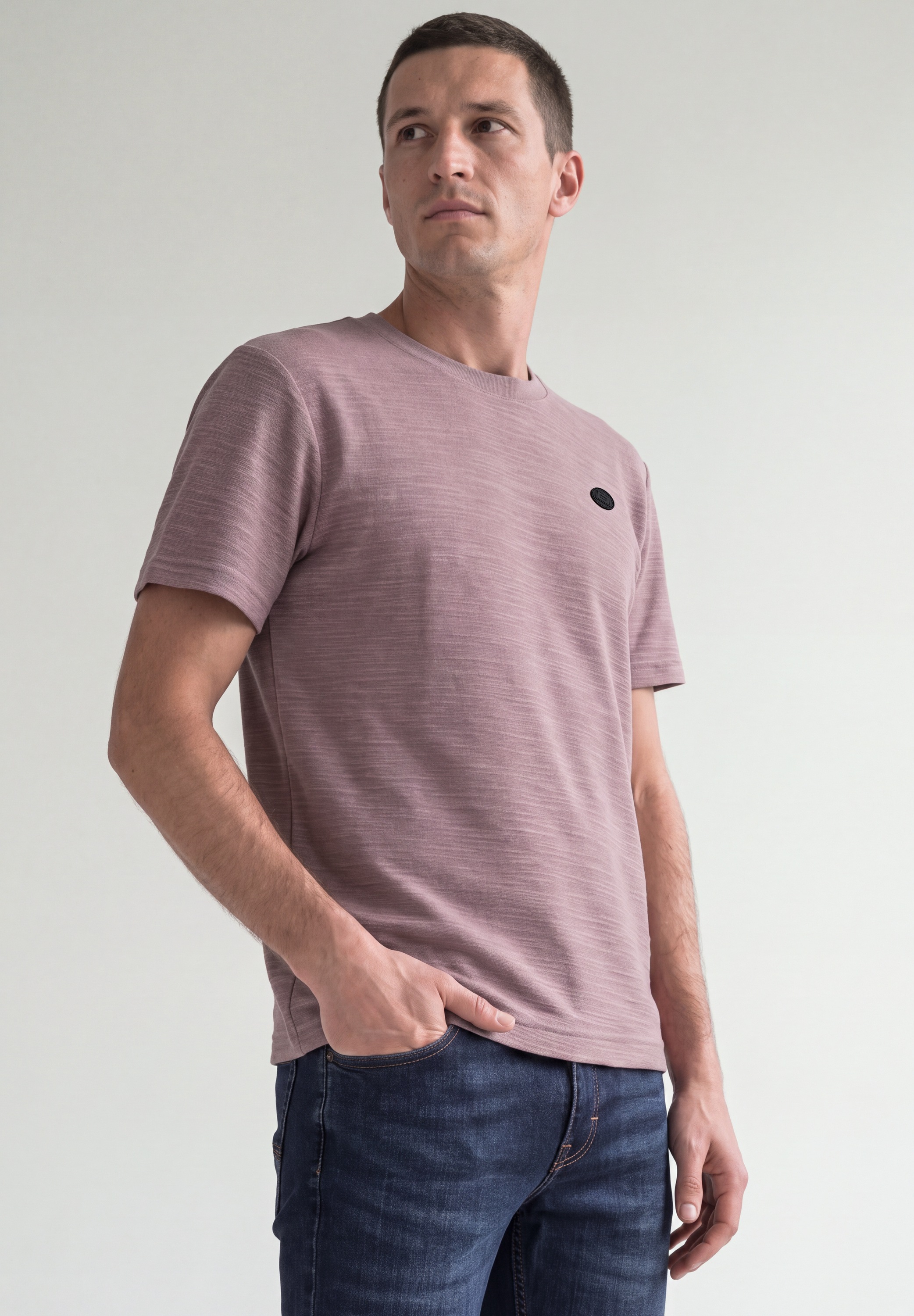 STREET ONE MEN T-Shirt mit Rundhalsausschnitt