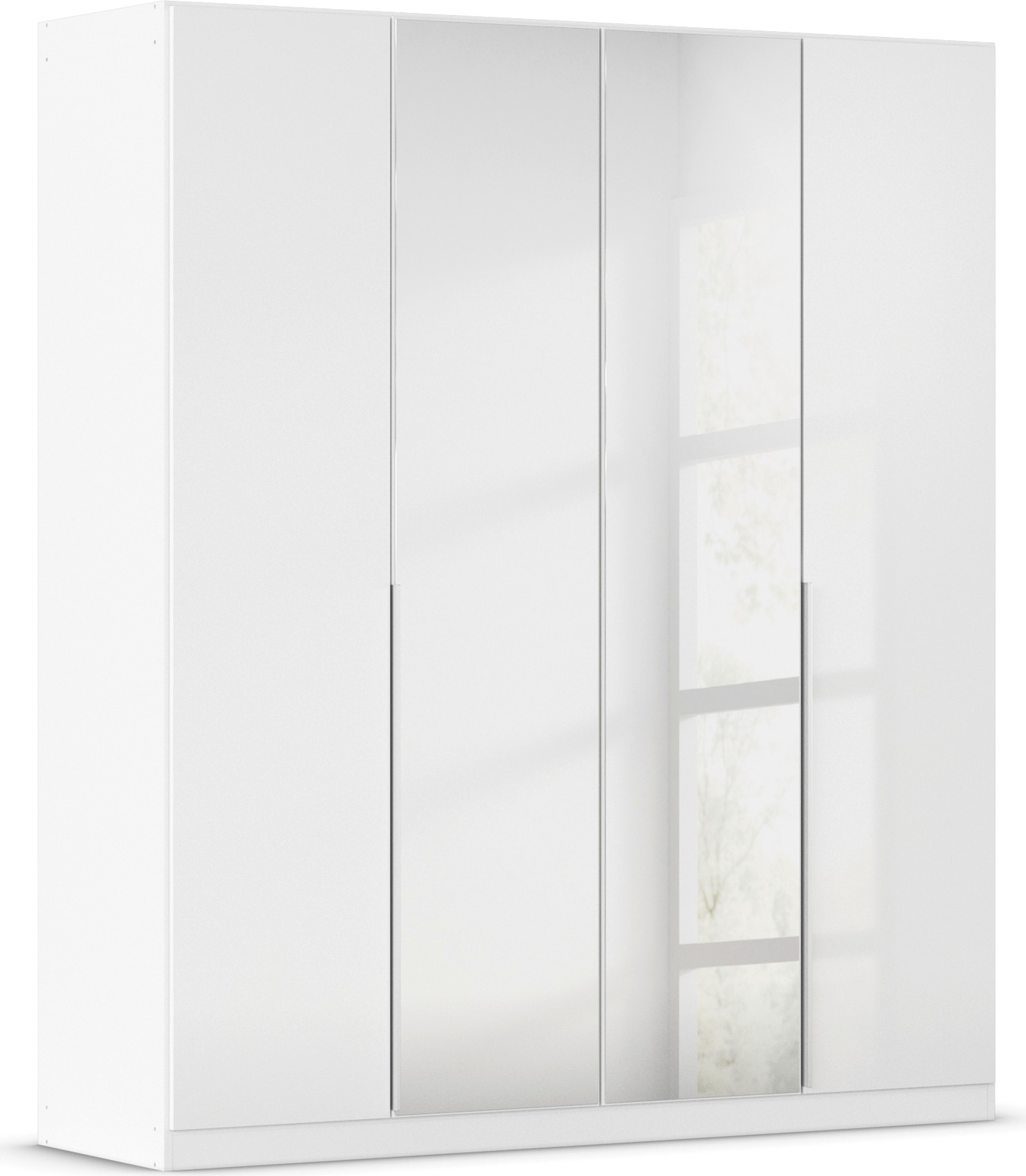 OTTO home Drehtürenschrank "Kleiderschrank Schrank Garderobe AGORDO mit Dekor- oder Hochglanzfront" in zwei Griff-Farben, Breiten 91-405 cm, durchdachte Innenausstattung, in 8 Breiten und 2 Höhen MADE IN GERMANY