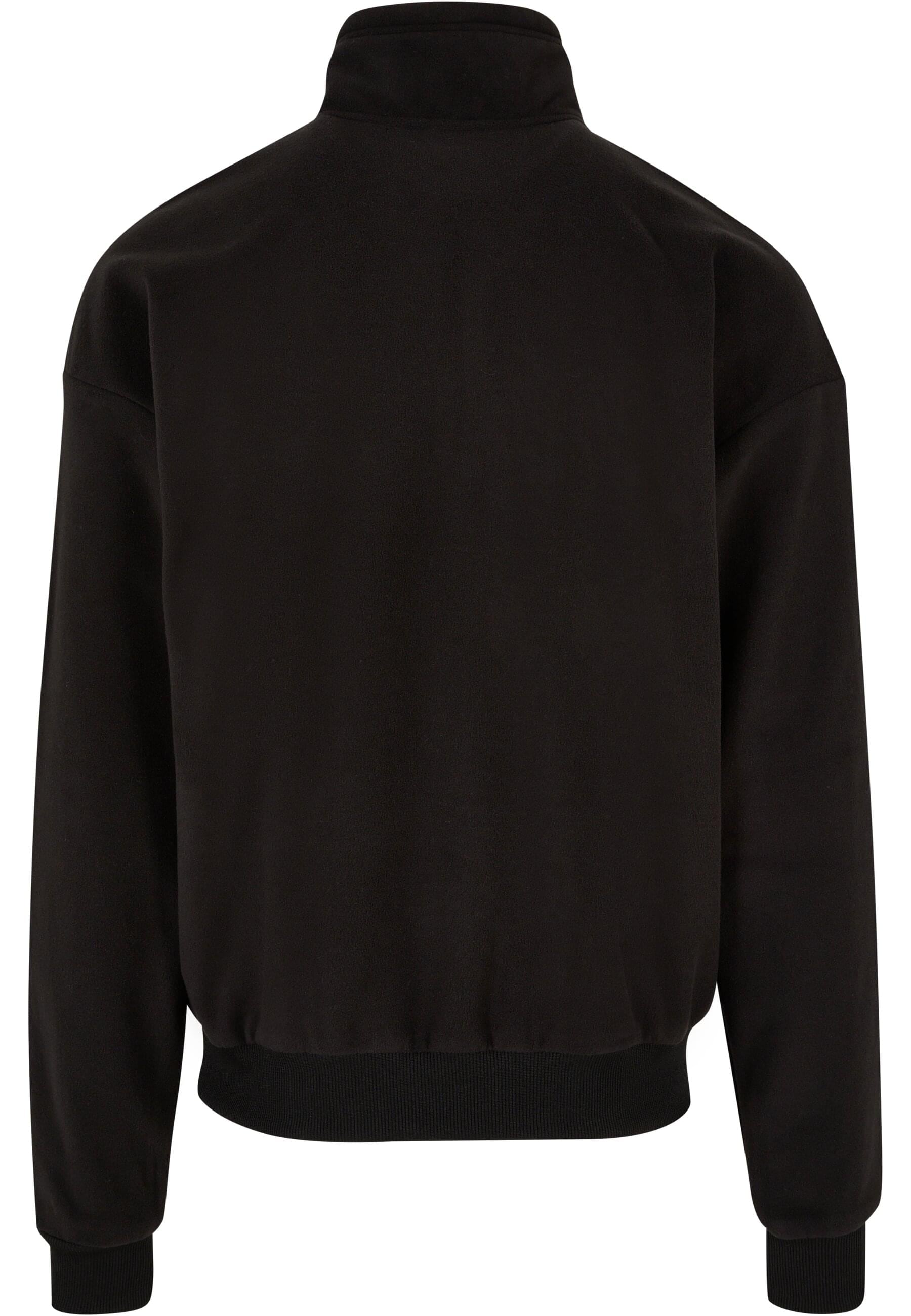 URBAN CLASSICS Rundhalspullover »Urban Classics Herren Basic Polar Fleece Troyer«, (1 tlg.)