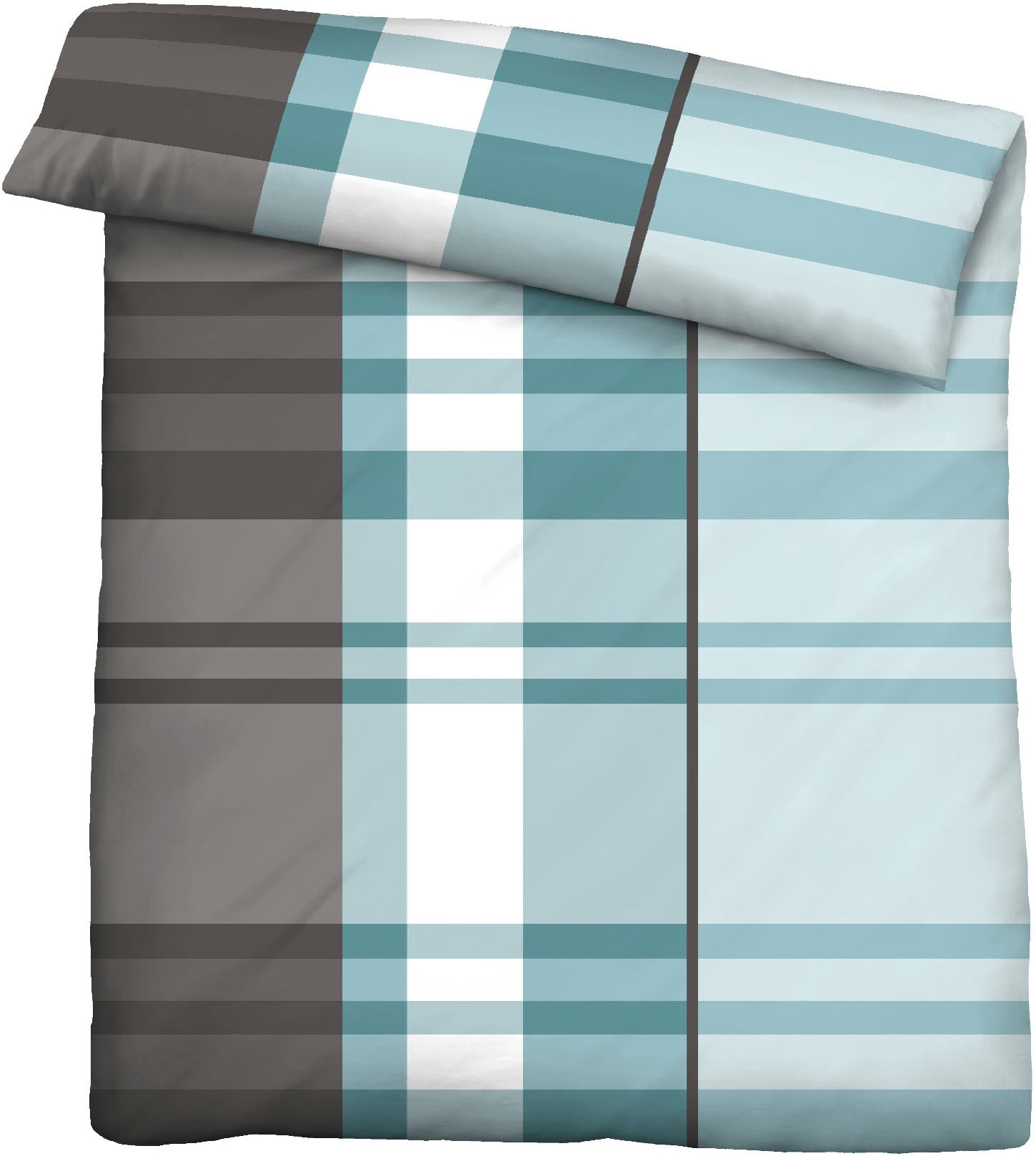 Castell - Markenbettwäsche Bettwäsche »0350355«, Poly-Cotton, wohlig warm, pflegeleicht, atmungsaktiv, Reißverschluss