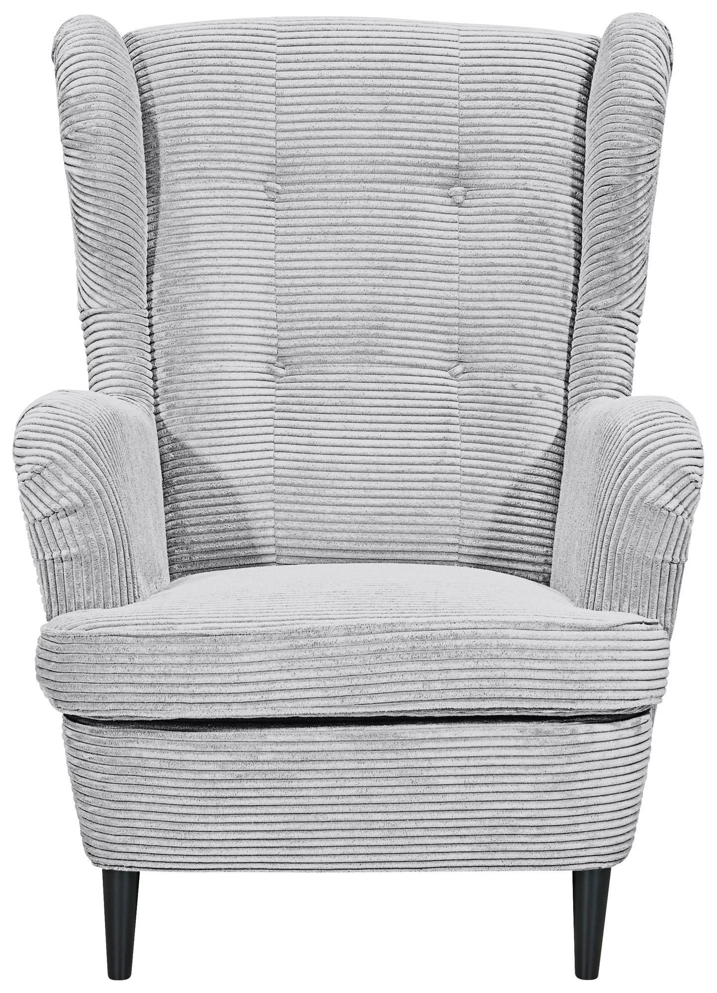 ED EXCITING DESIGN Ohrensessel Oskar, mit Massivholzfüßen günstig online kaufen