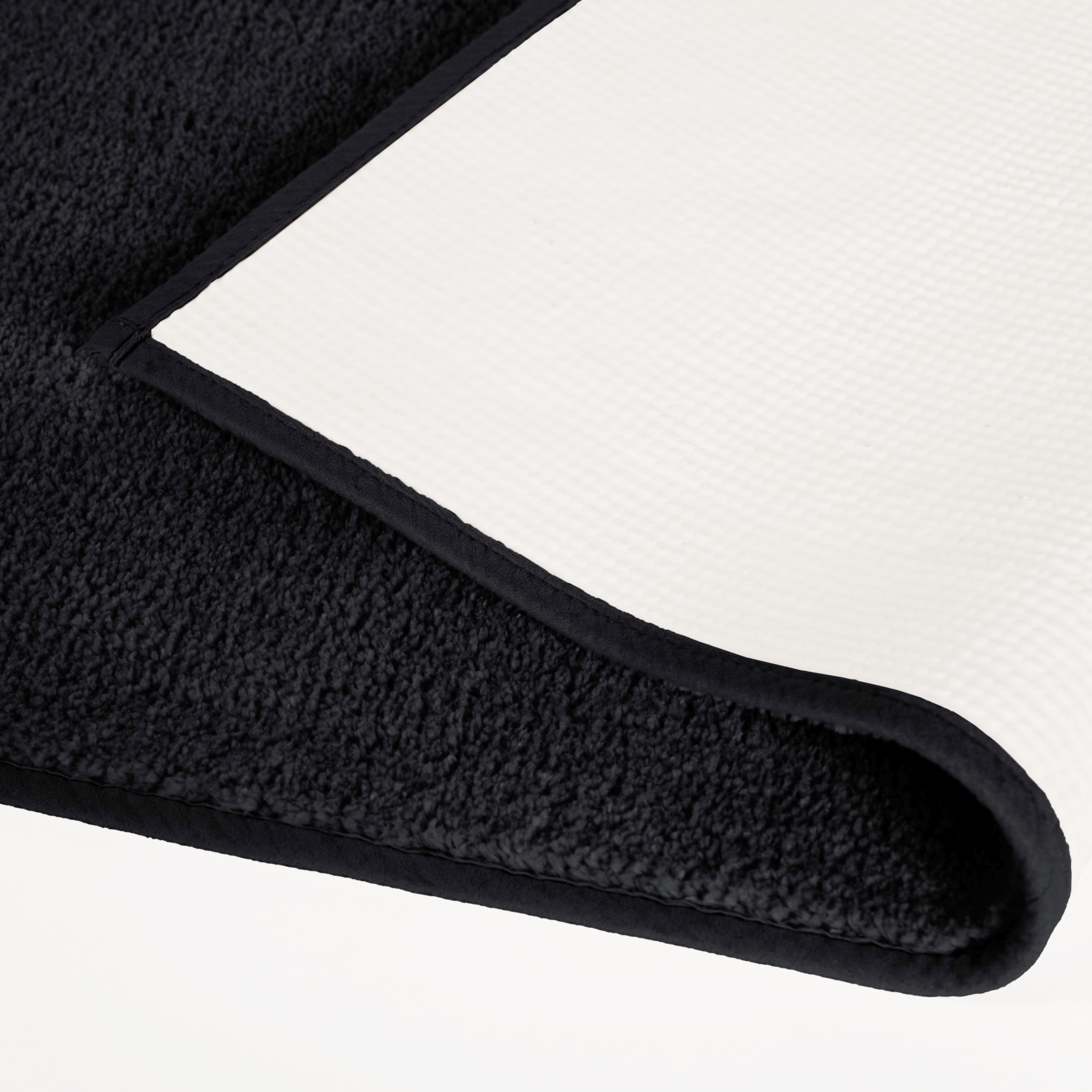 my home Badematte »Vanessa, Badvorleger, Badezimmer Teppich«, rutschhemmend beschichtet, schnell trocknend-fußbodenheizungsgeeignet-strapazierfähig, Badteppich, weiche Haptik, unifarben