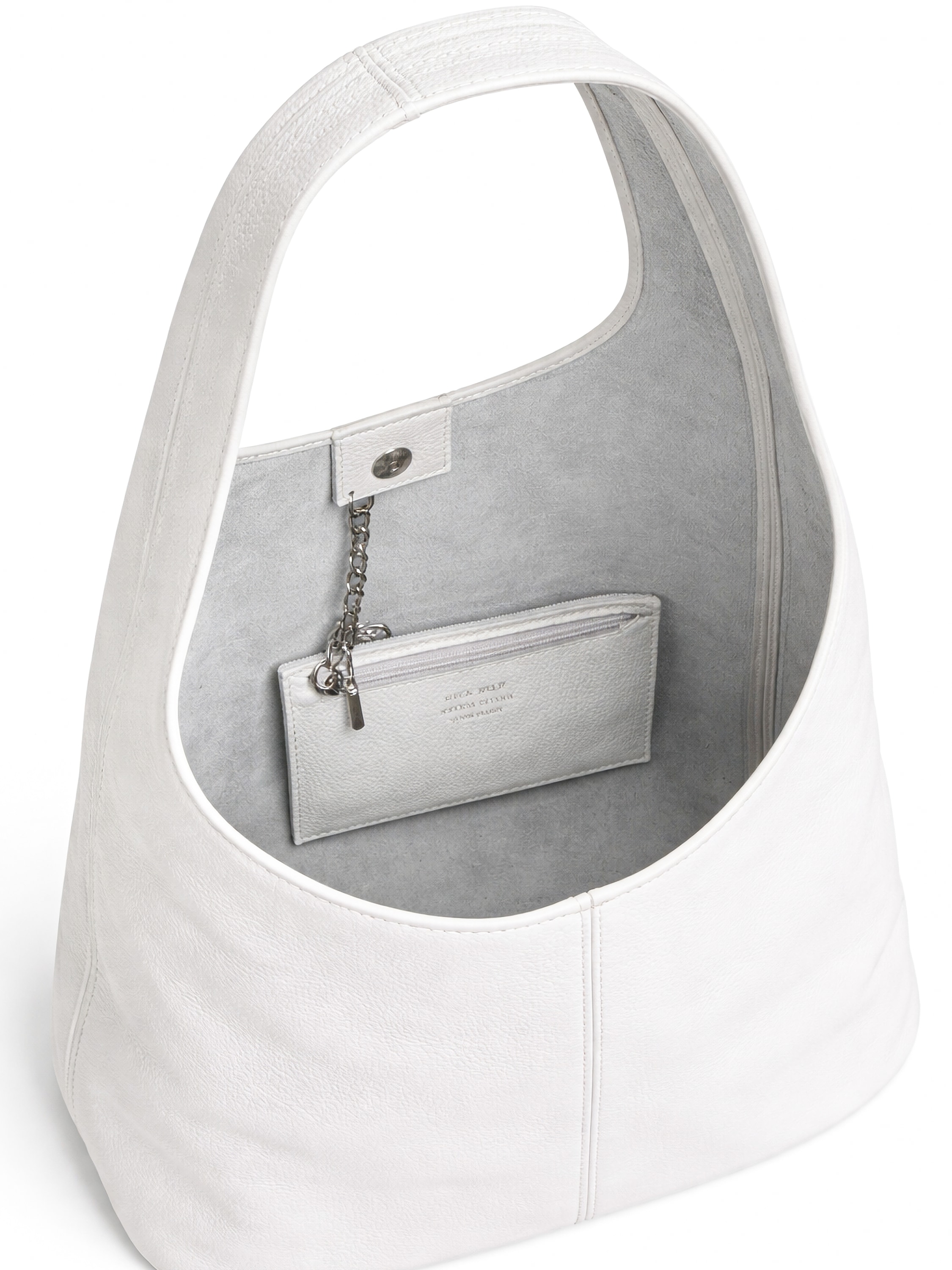 COLLEZIONE ALESSANDRO Schultertasche »White« aus Rindsleder, super soft