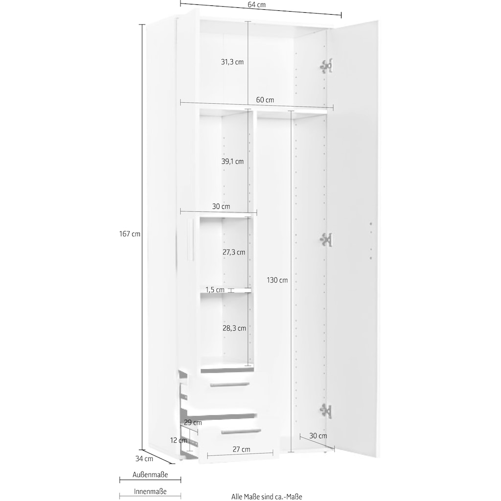 Procontour Mehrzweckschrank »Clara«