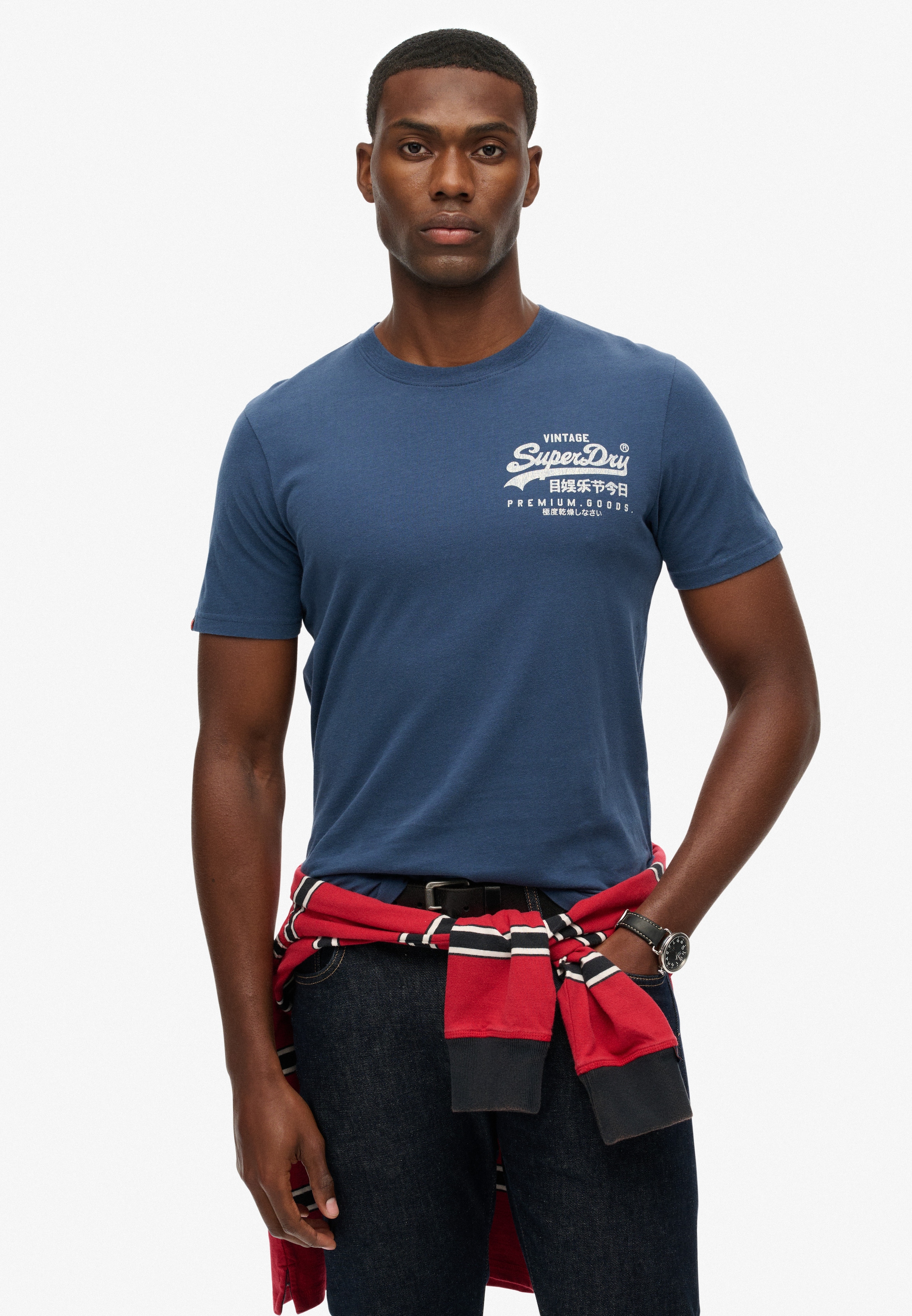 Superdry Rundhalsshirt "VL TOKYO RELAXED TEE", mit coolem Tattoo-Print günstig online kaufen