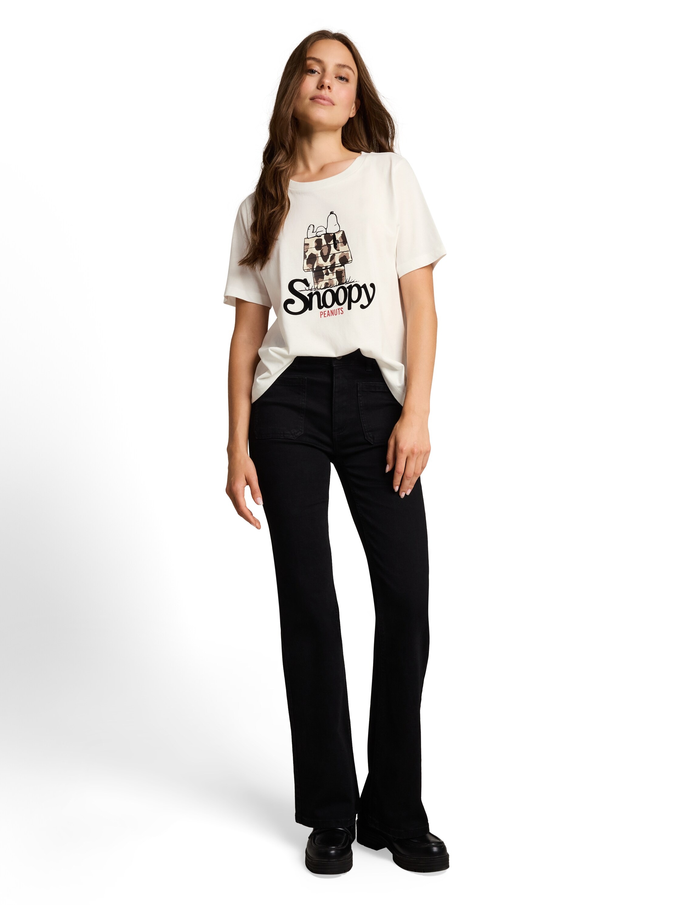 TOM TAILOR Kurzarmshirt »Regular« Sommershirt mit Peanuts/Snoopy-Print
