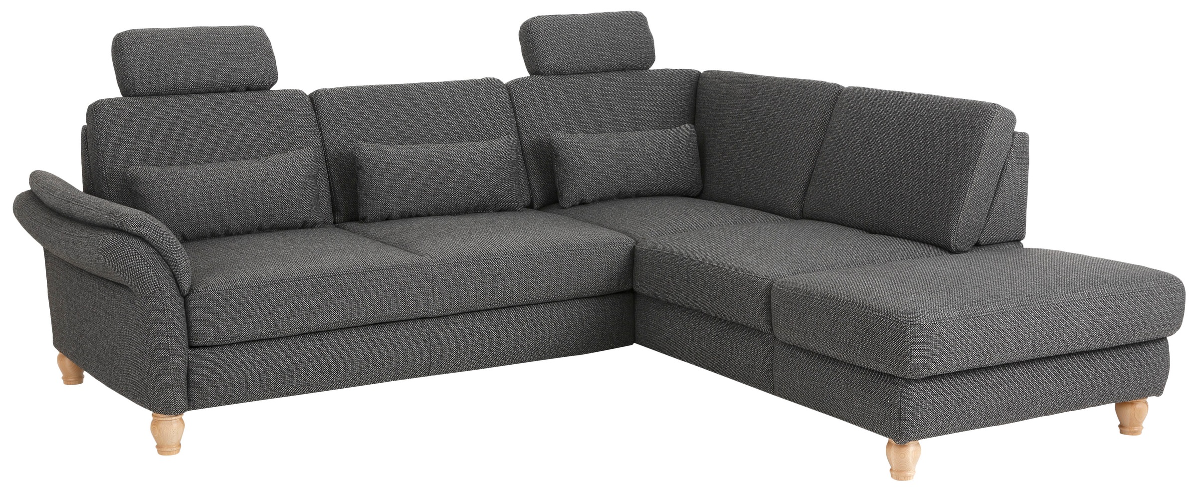 Home affaire Ecksofa »Palace L-Form«, incl. Sitztiefenverstellung, wahlweise mit Bettfunktion und Stauraum