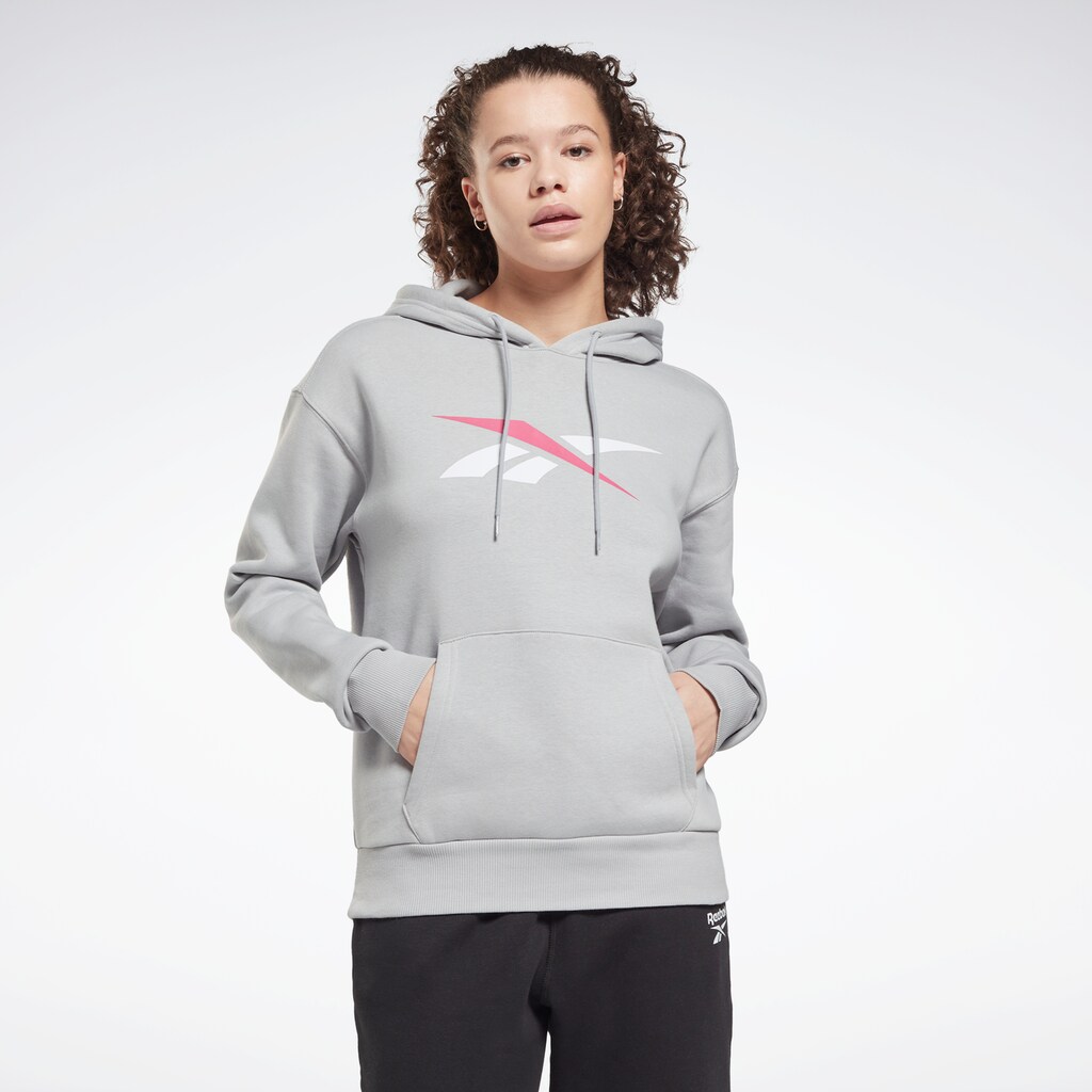 Damenmode Shirts & Sweatshirts Reebok Sweatshirt »TRAINING ESSENTIALS VECTOR HOODIE« grau Damenmode Shirts & Sweatshirts Reebok Sweatshirt »TRAINING ESSENTIALS VECTOR HOODIE« grau