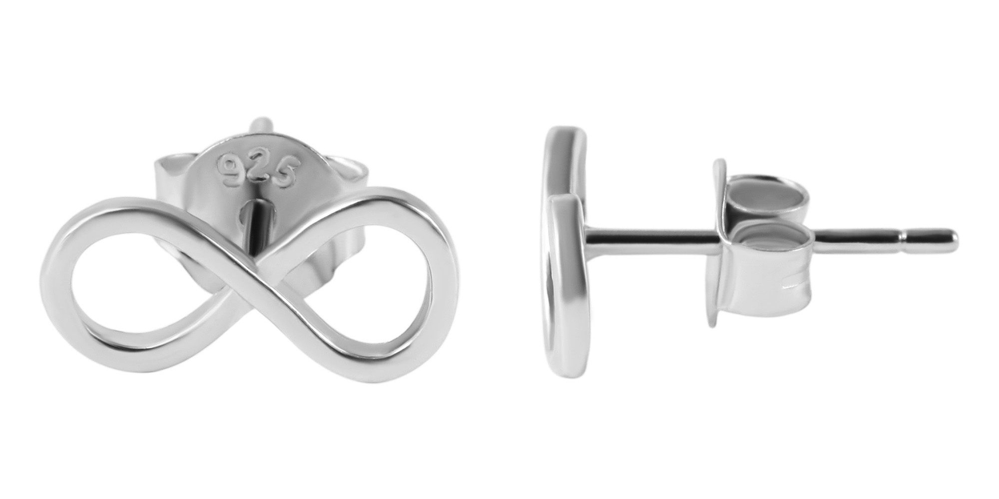 Adelia´s Paar Ohrhänger "Damen Ohrringe – Ohrstecker Unendlichkeitszeichen günstig online kaufen
