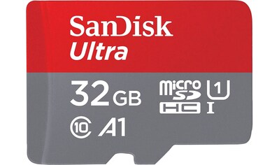 Speicherkarte »microSDHC Ultra 32GB (A1/UHS-I) + Adapter«, (Class 10 120 MB/s...